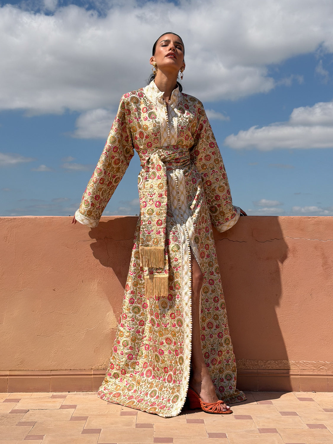 SOUMIYA SILK BROCADE KAFTAN