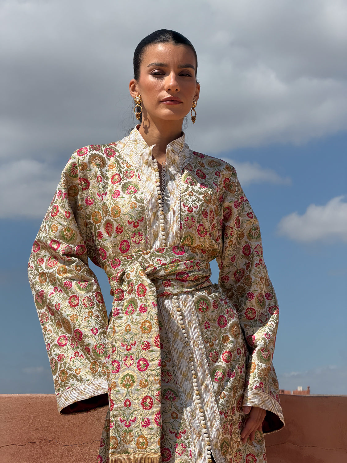 SOUMIYA SILK BROCADE KAFTAN