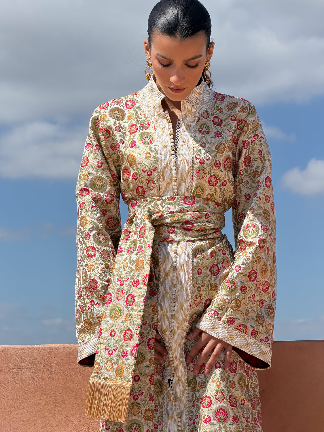SOUMIYA SILK BROCADE KAFTAN