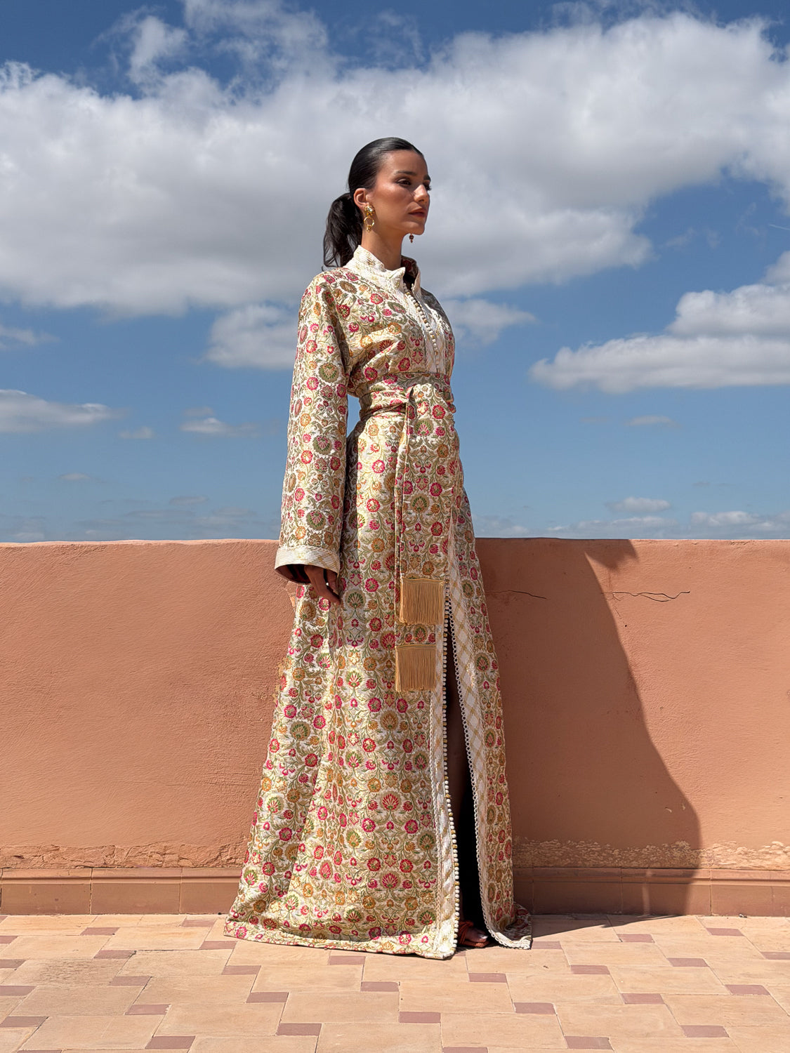 SOUMIYA SILK BROCADE KAFTAN