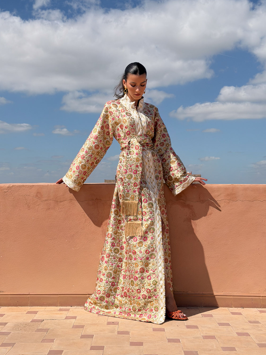 SOUMIYA SILK BROCADE KAFTAN