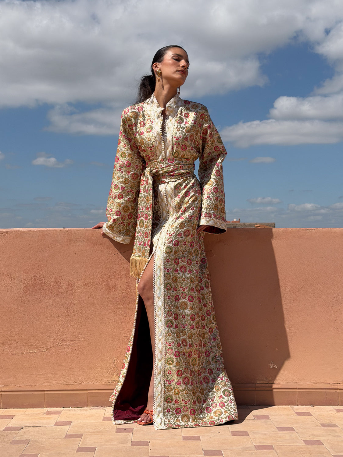 SOUMIYA SILK BROCADE KAFTAN