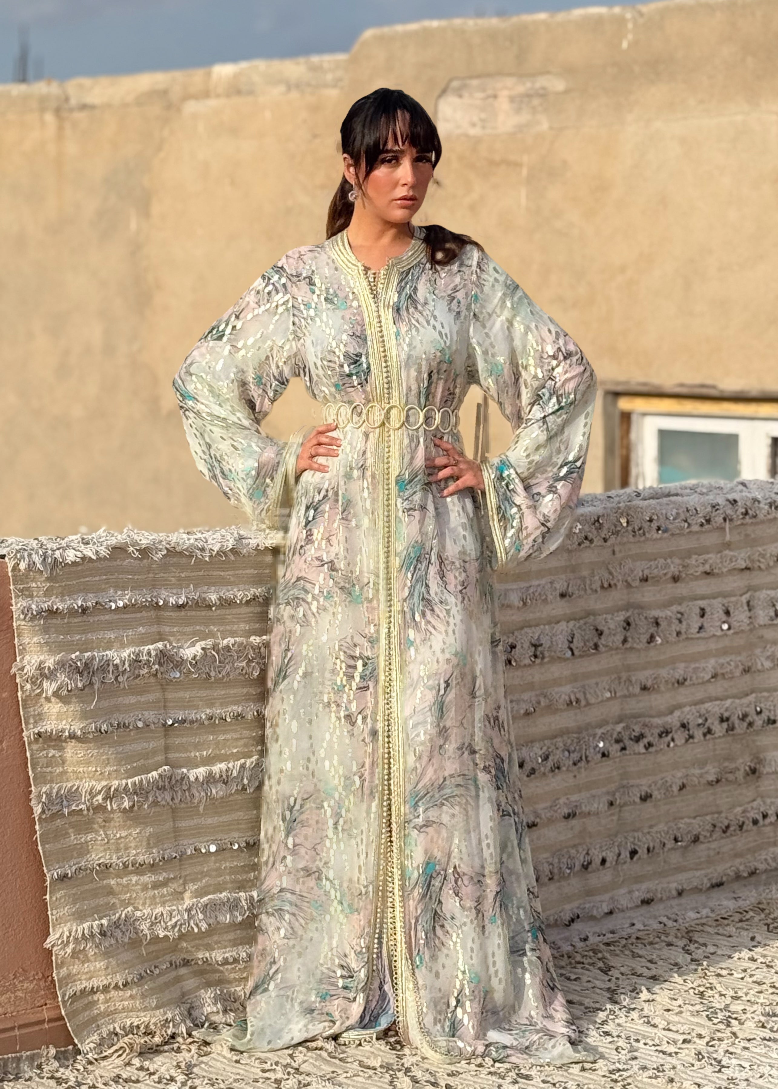 HIND SILK KAFTAN