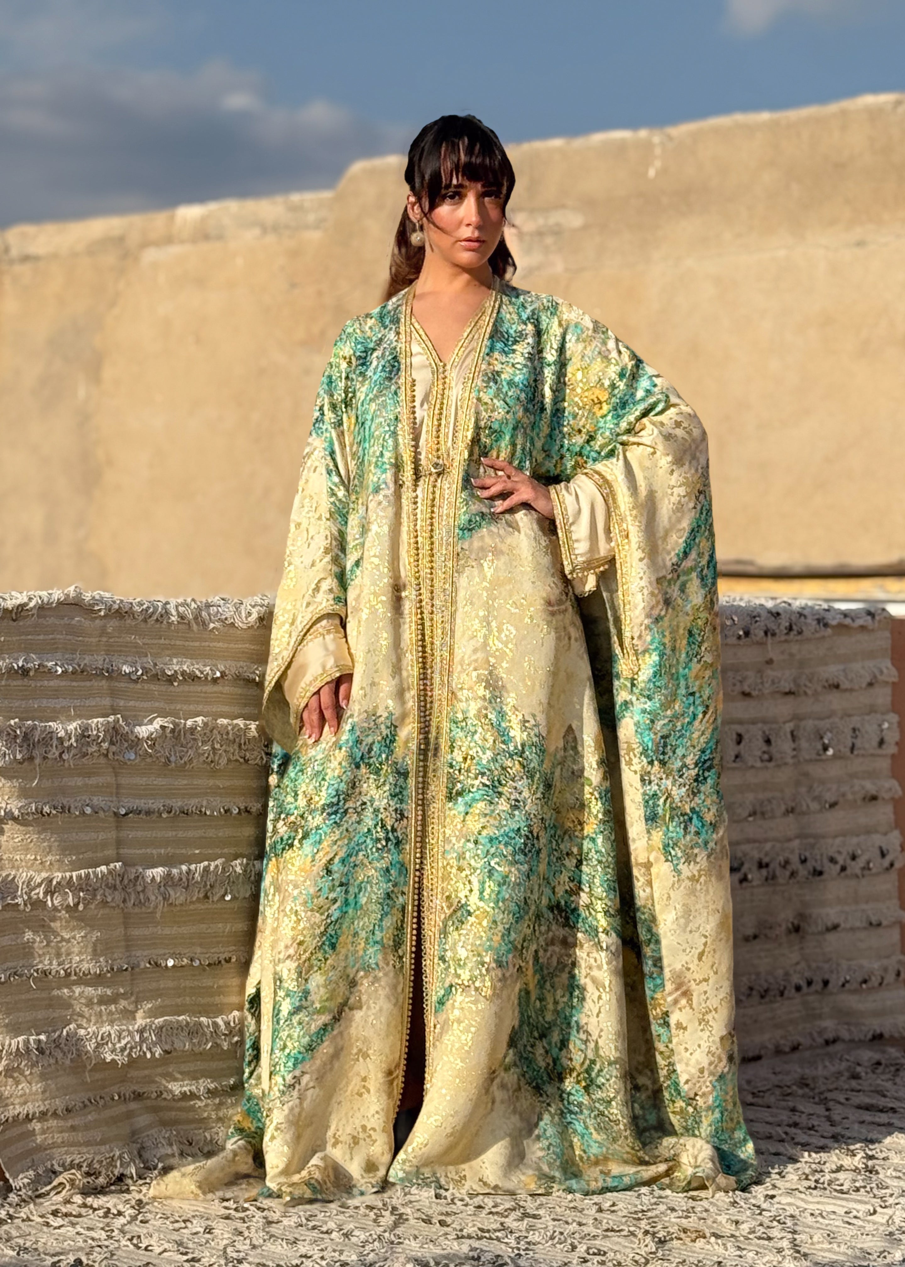 SUHAILA TWO-PIECE OVERSIZED KAFTAN