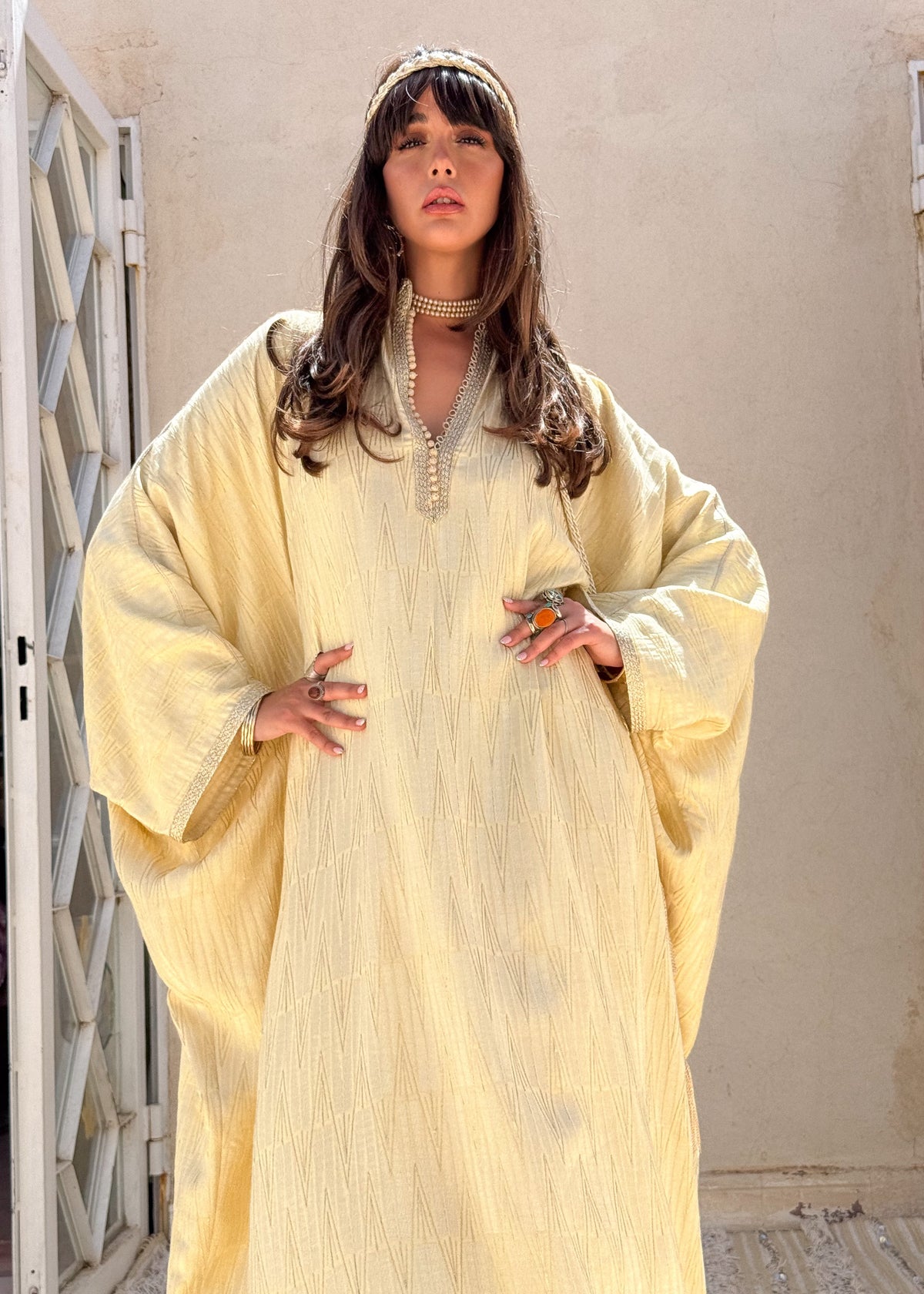Nihal Oversized Kaftan by Moroccan Touch