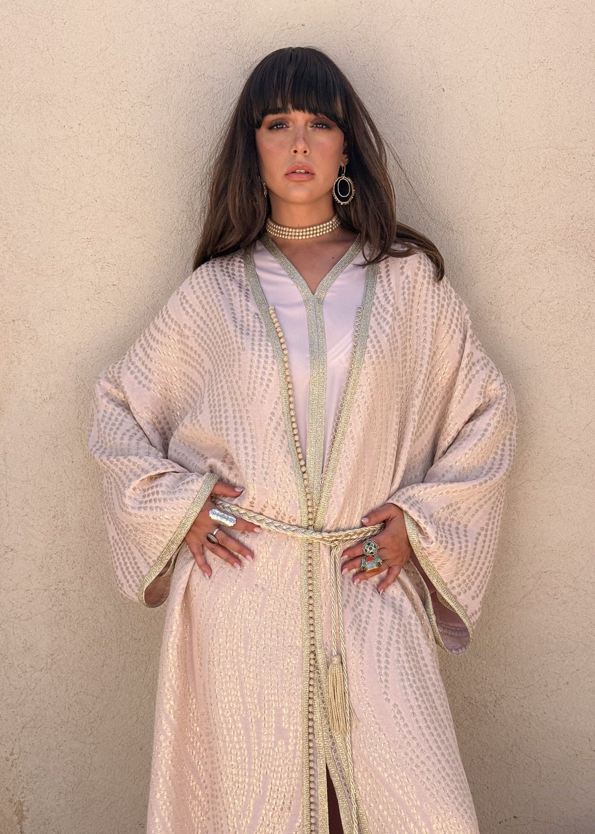 Hadjar Two-Piece Kaftan by Moroccan Touch