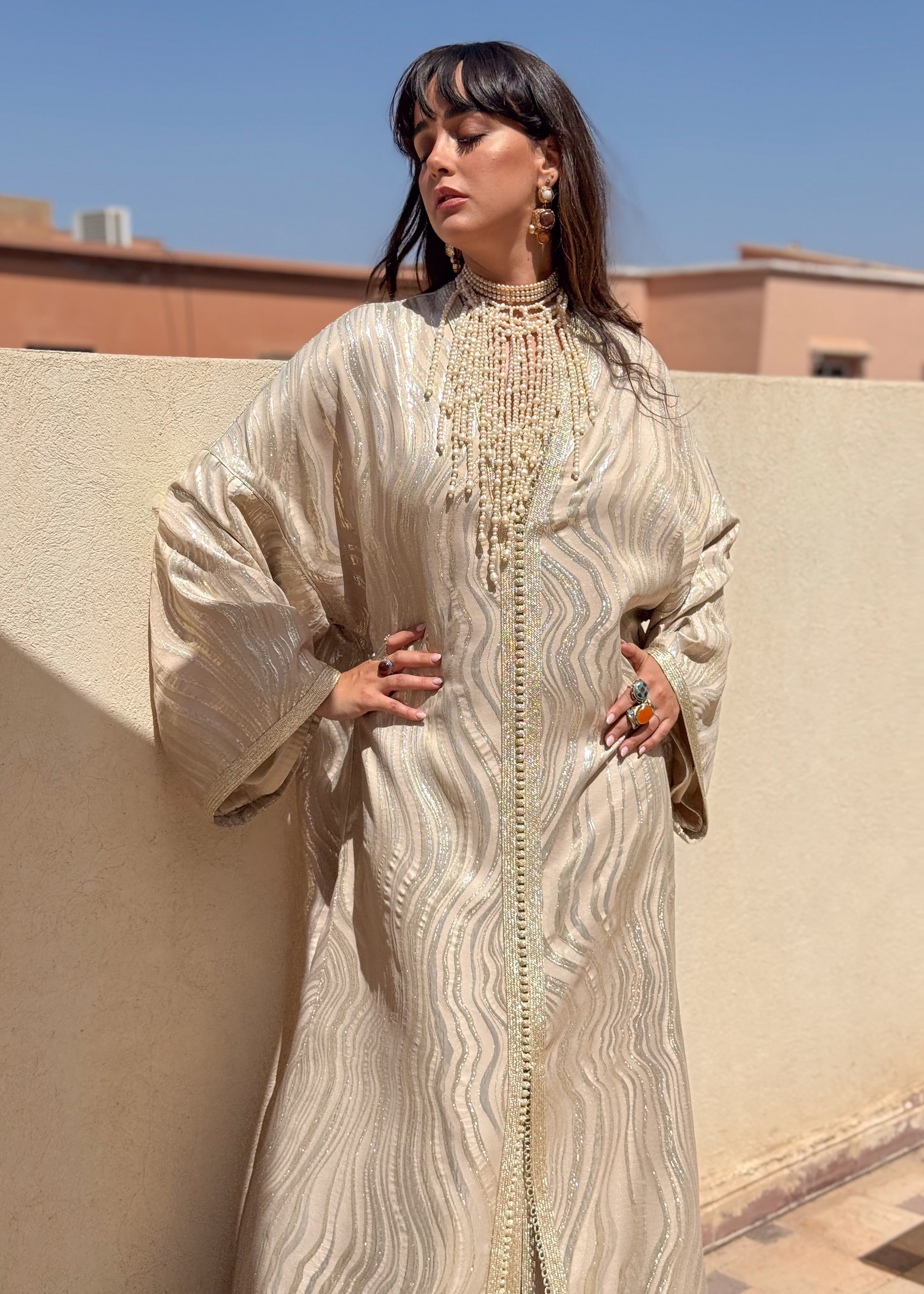 RAHA TWO-PIECE KAFTAN