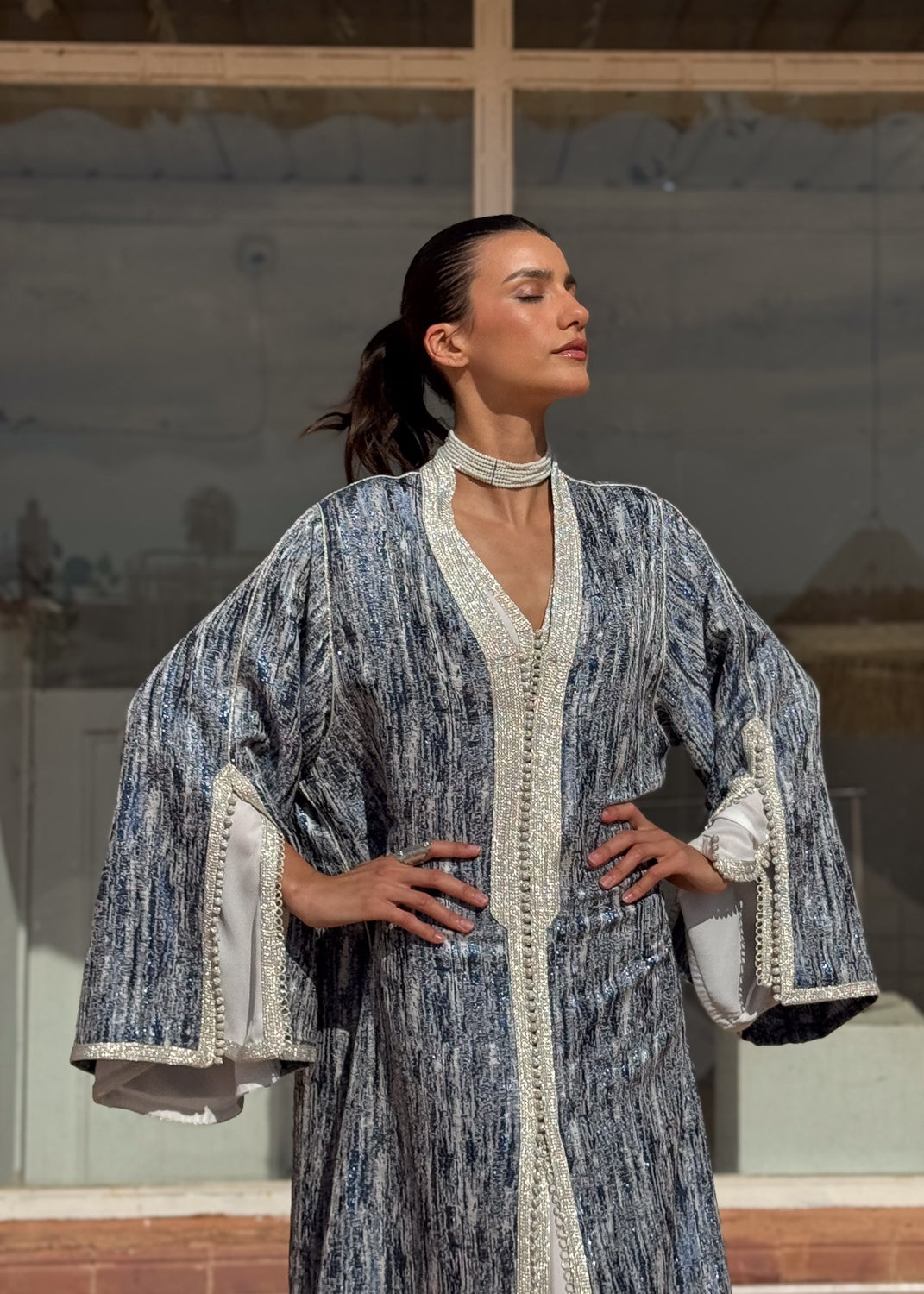 FATIHA TWO-PIECE KAFTAN