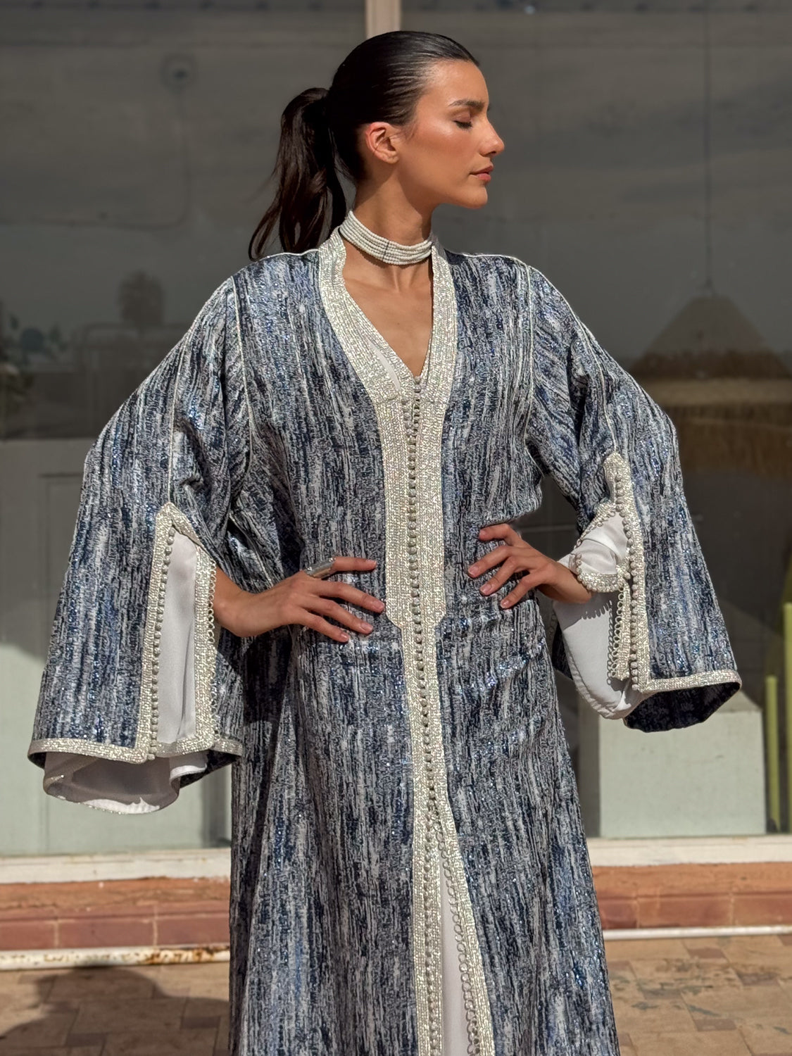 FATIHA TWO-PIECE KAFTAN