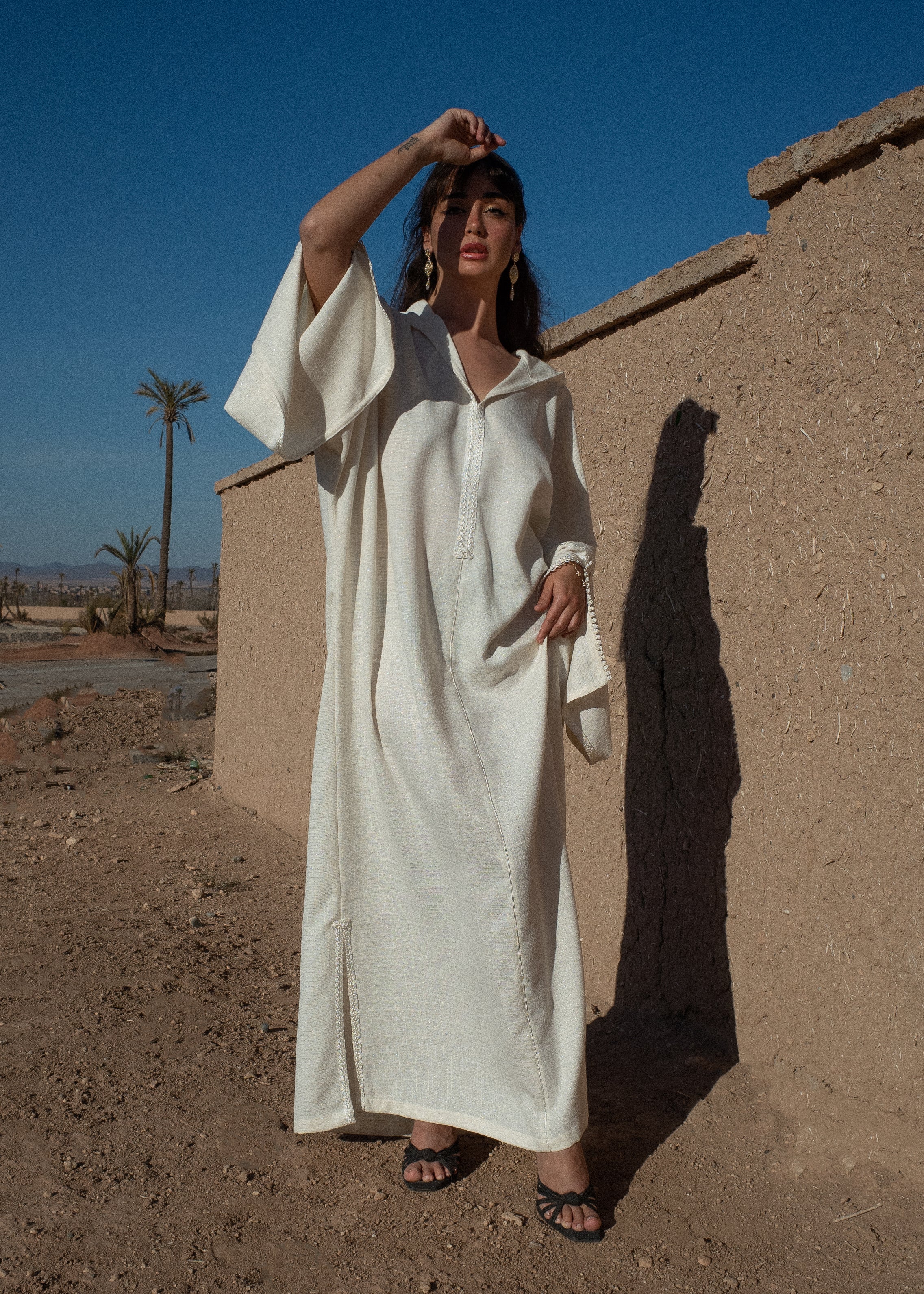 JEHAN LINEN JALABIYA