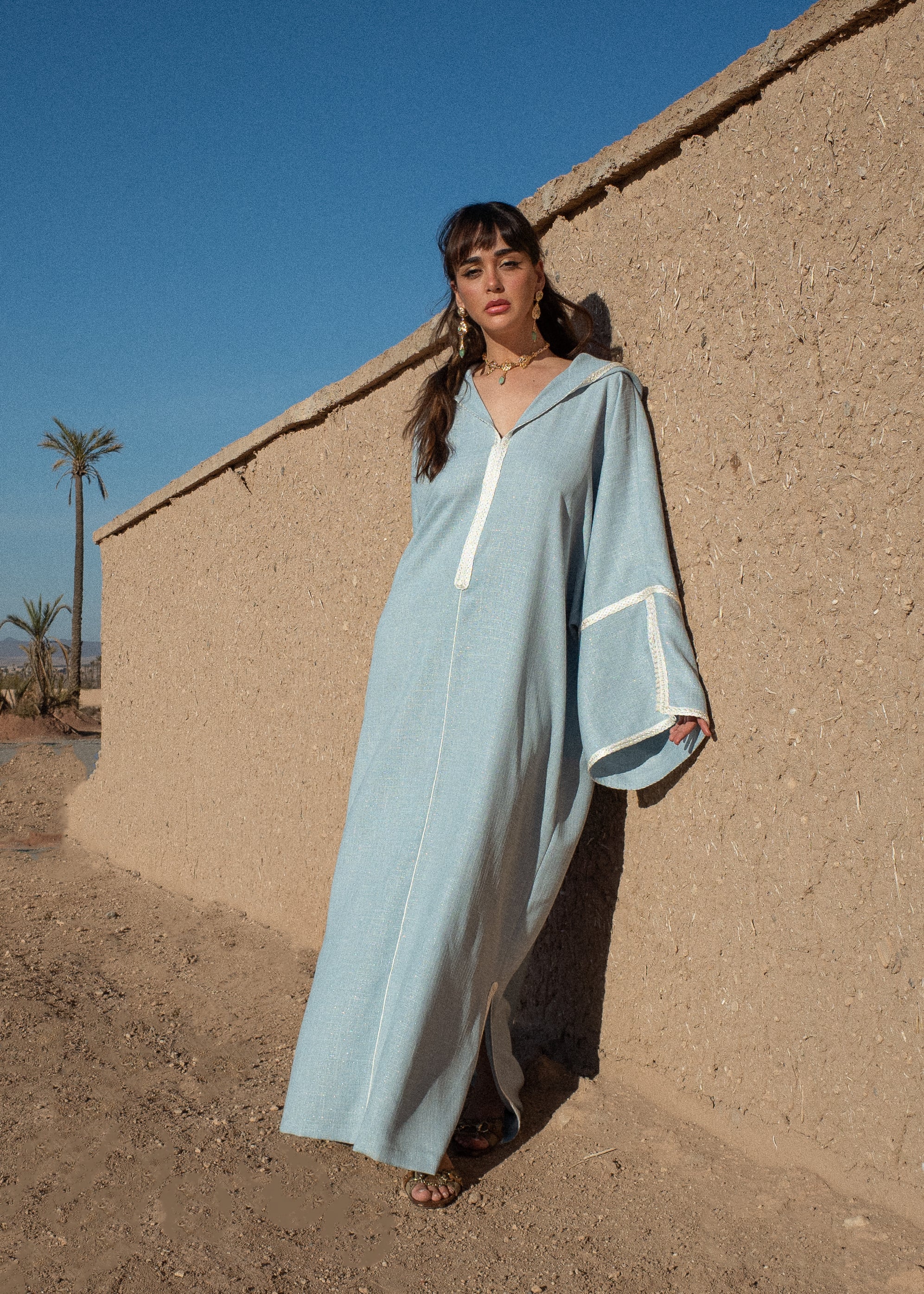 JEHAN LINEN JALABIYA