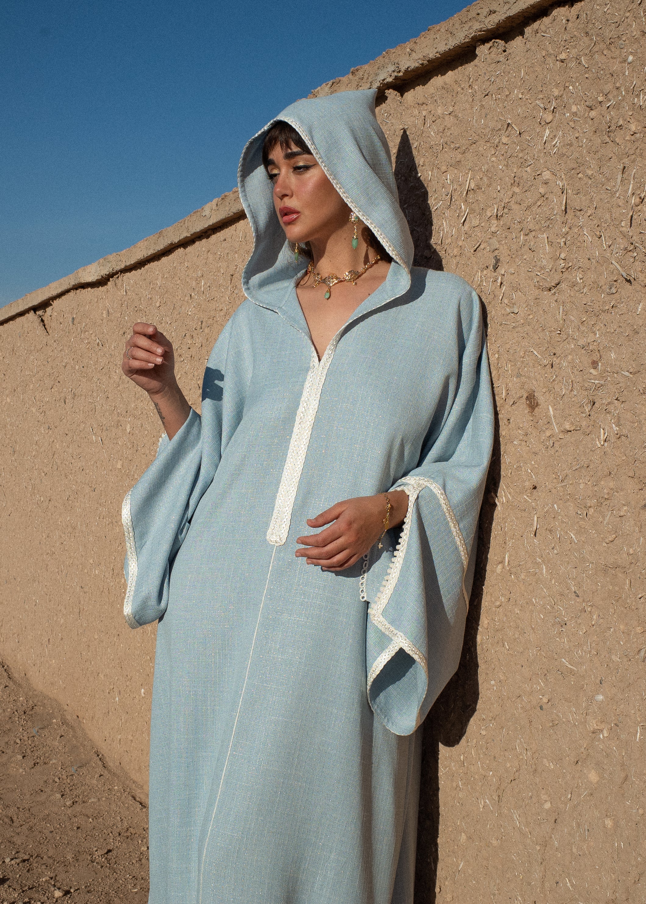 JEHAN LINEN JALABIYA