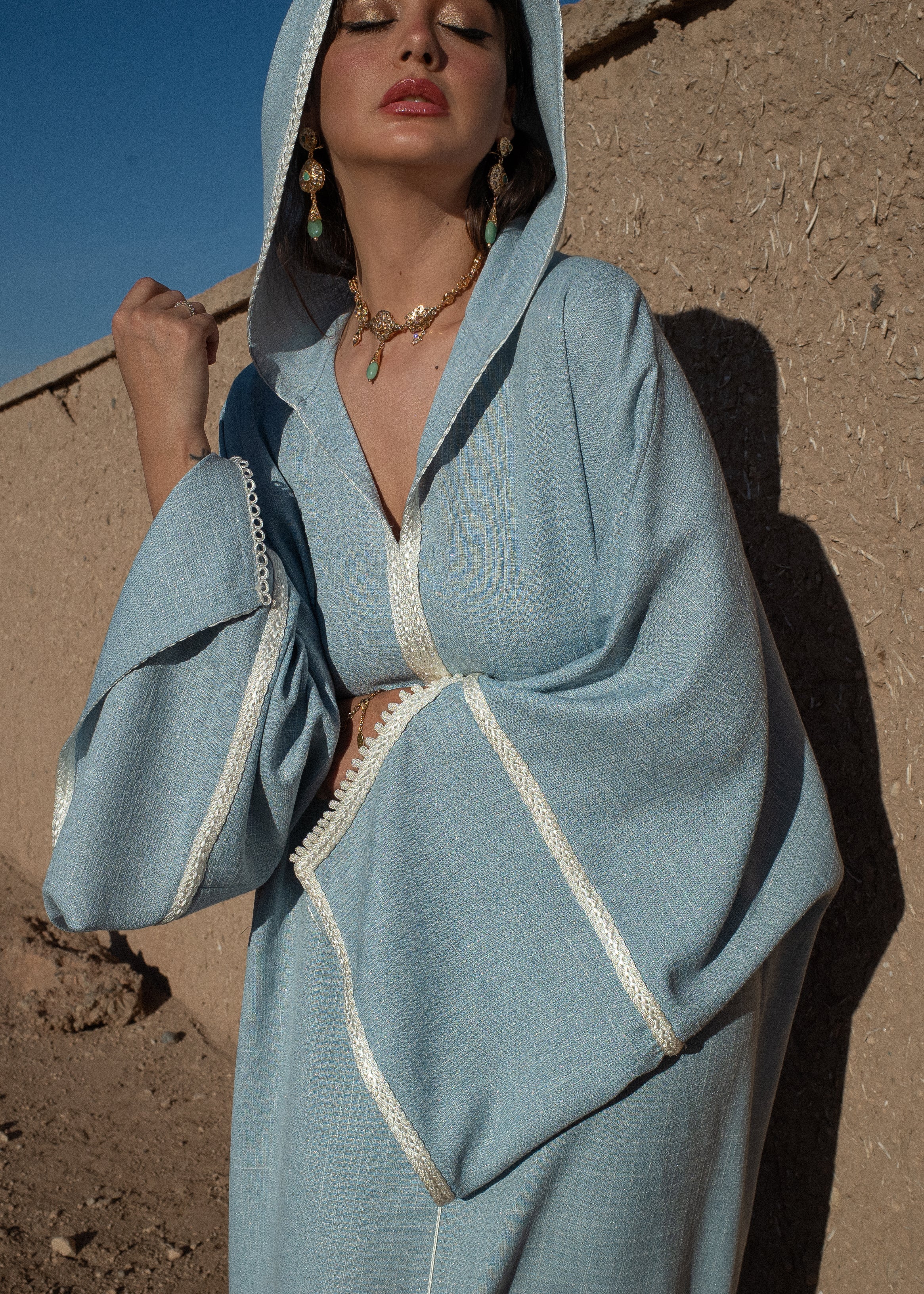 JEHAN LINEN JALABIYA