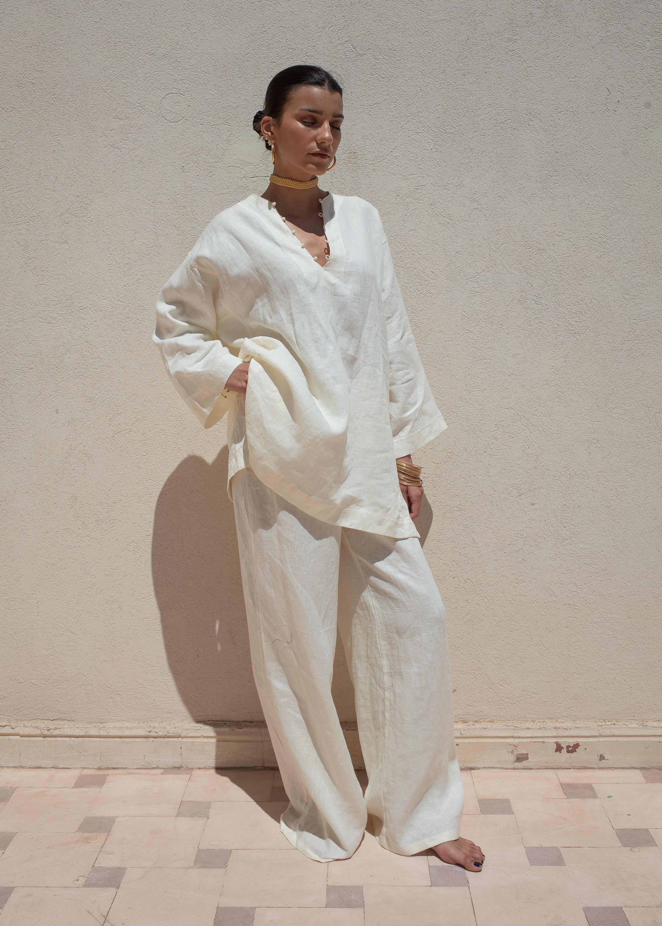 BAKHTA & BIDA LINEN MATCHING SET