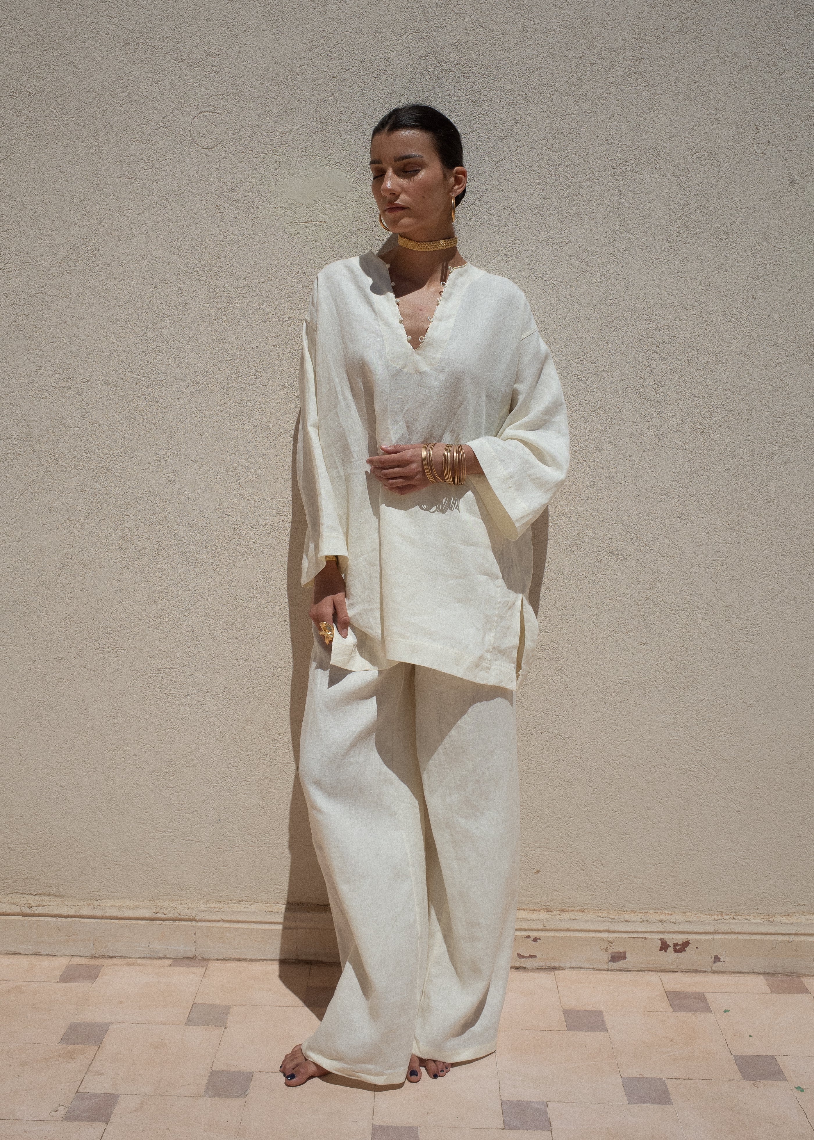 BAKHTA & BIDA LINEN MATCHING SET