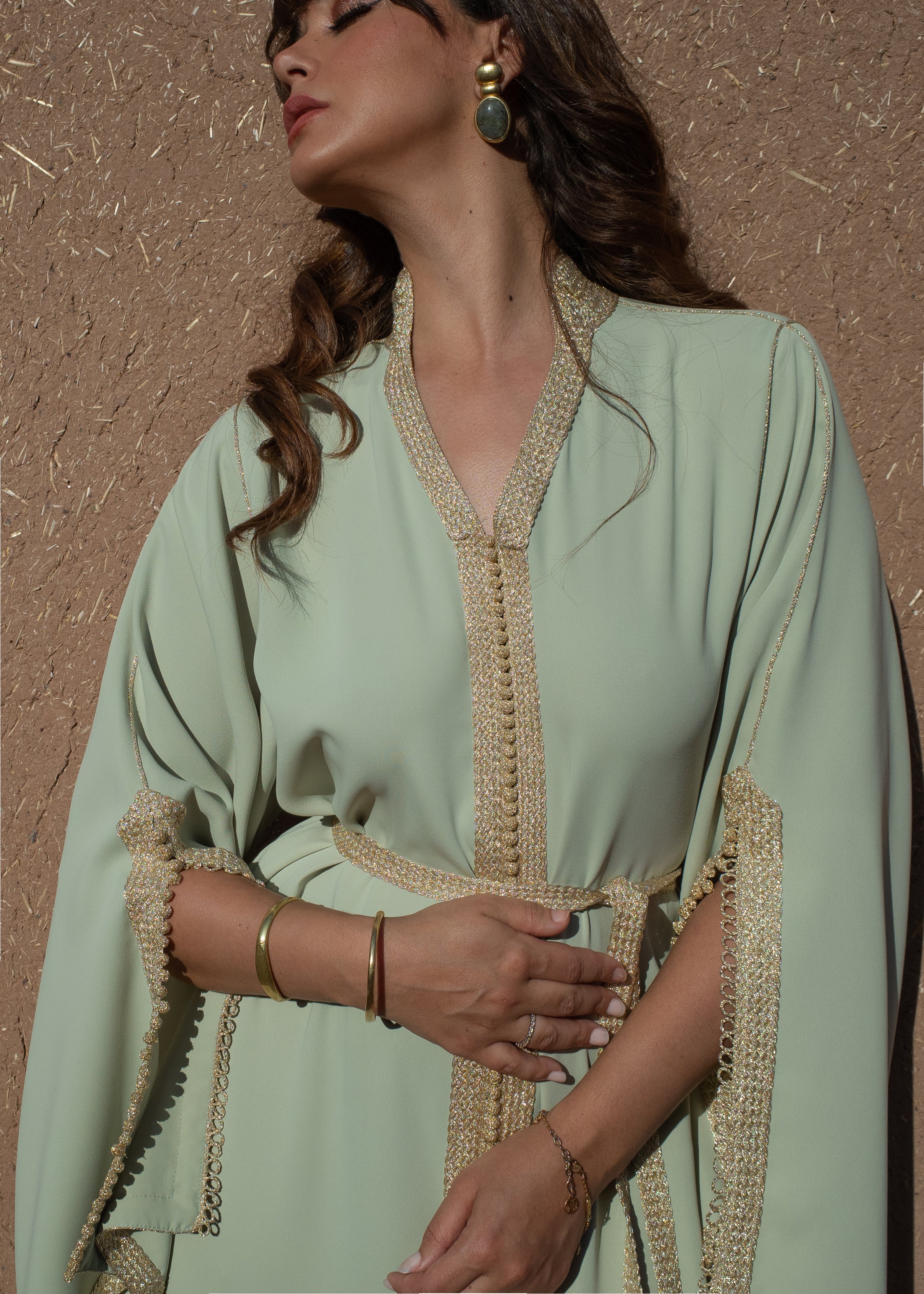 ZAHERA CREPE KAFTAN