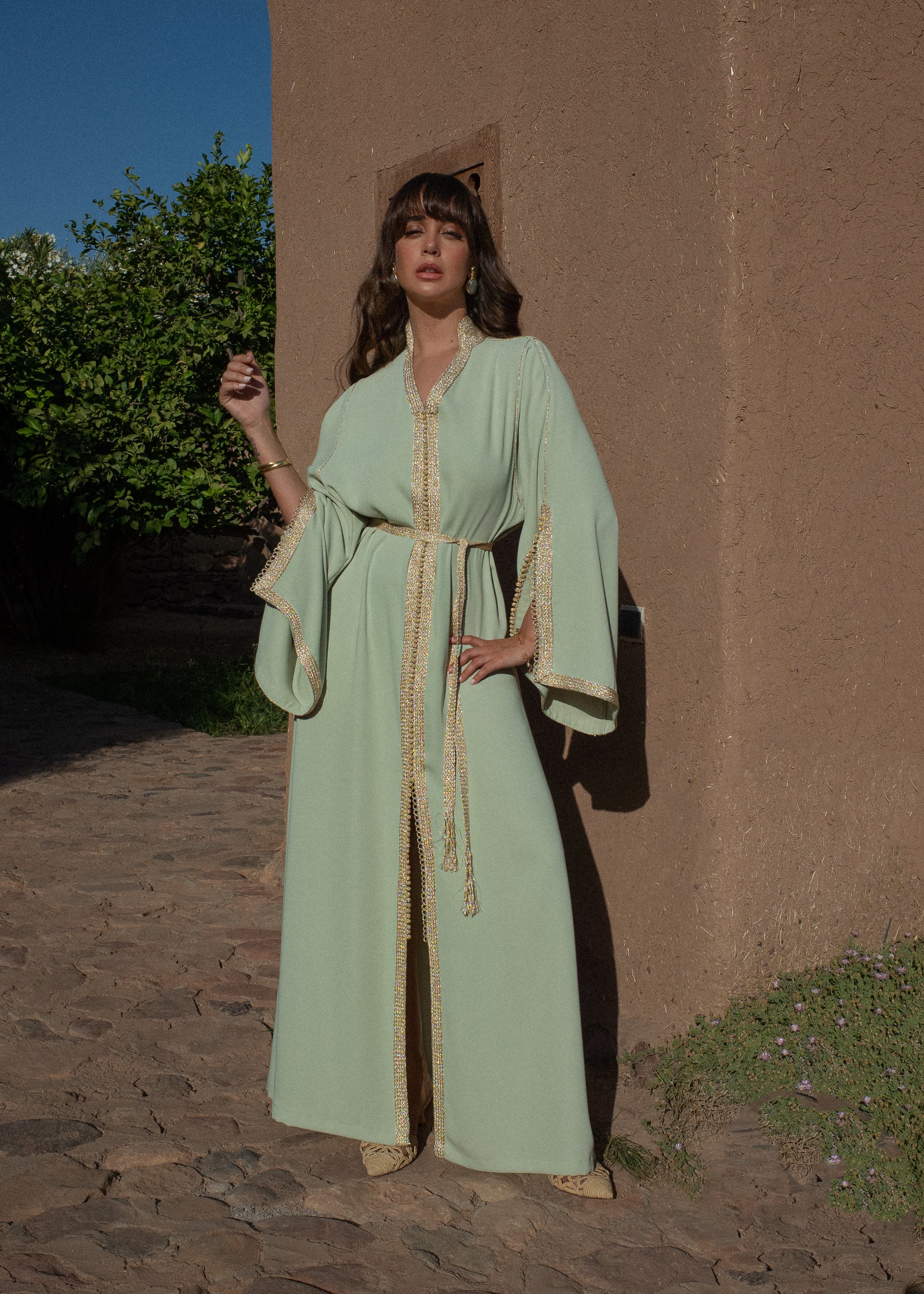 ZAHERA CREPE KAFTAN