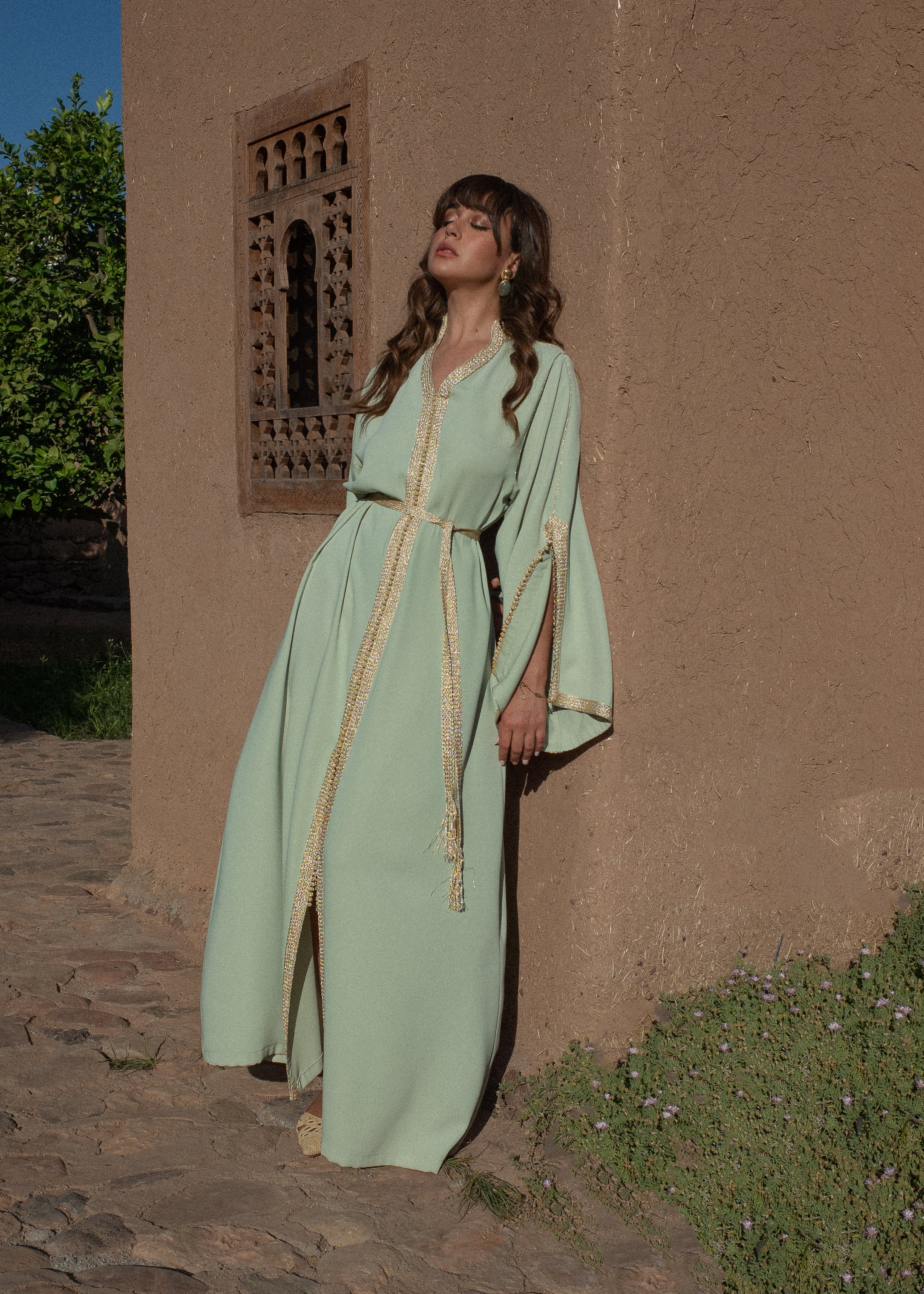 ZAHERA CREPE KAFTAN