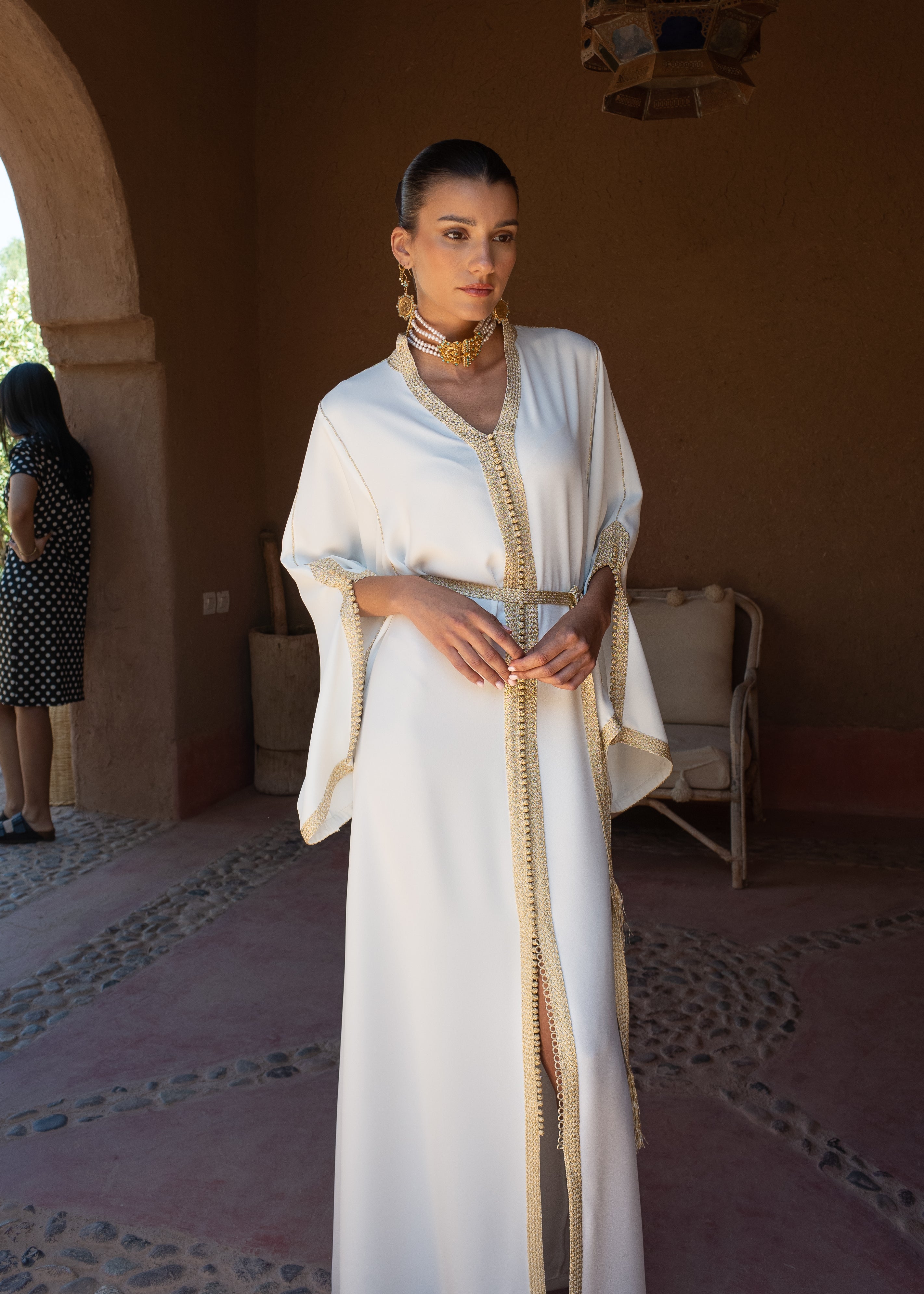 ZAHERA CREPE KAFTAN