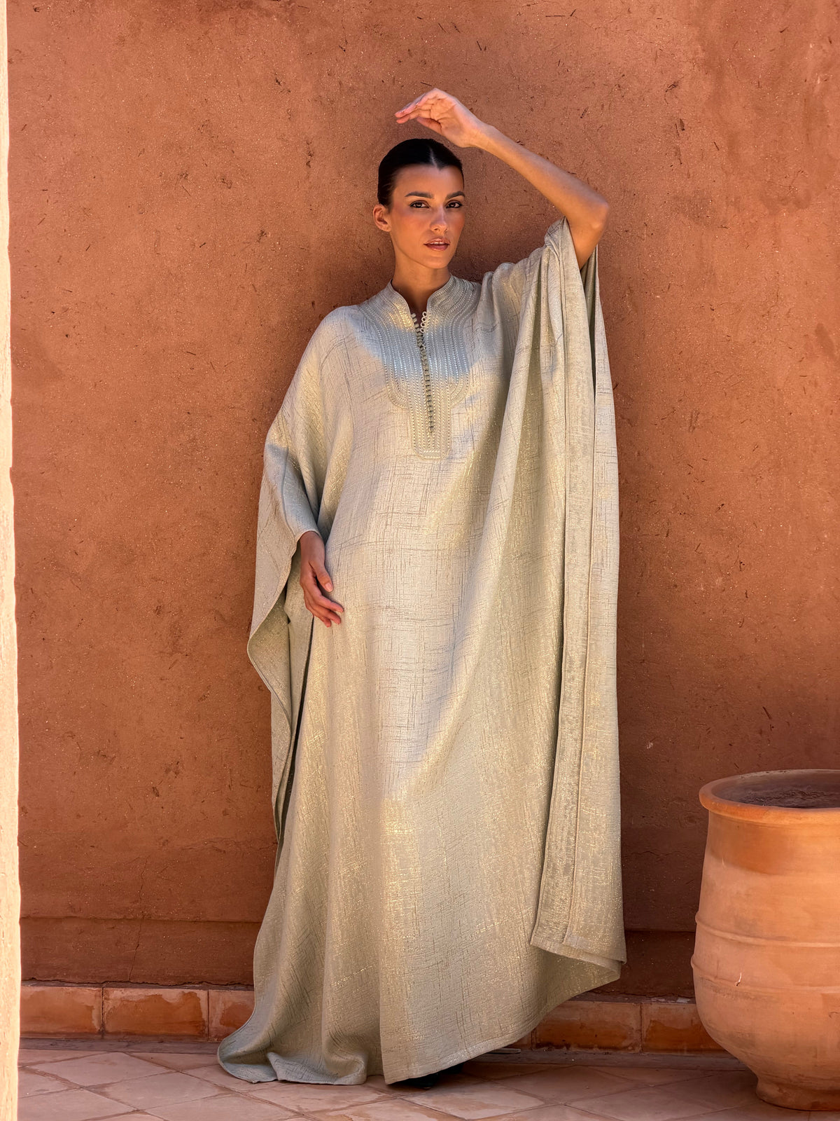 Almas Oversized Viscose Kaftan by Moroccan Touch