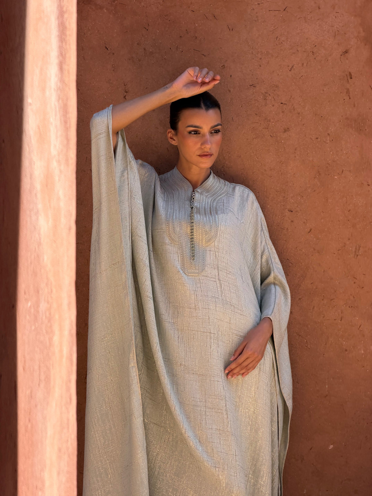 Almas Oversized Viscose Kaftan by Moroccan Touch