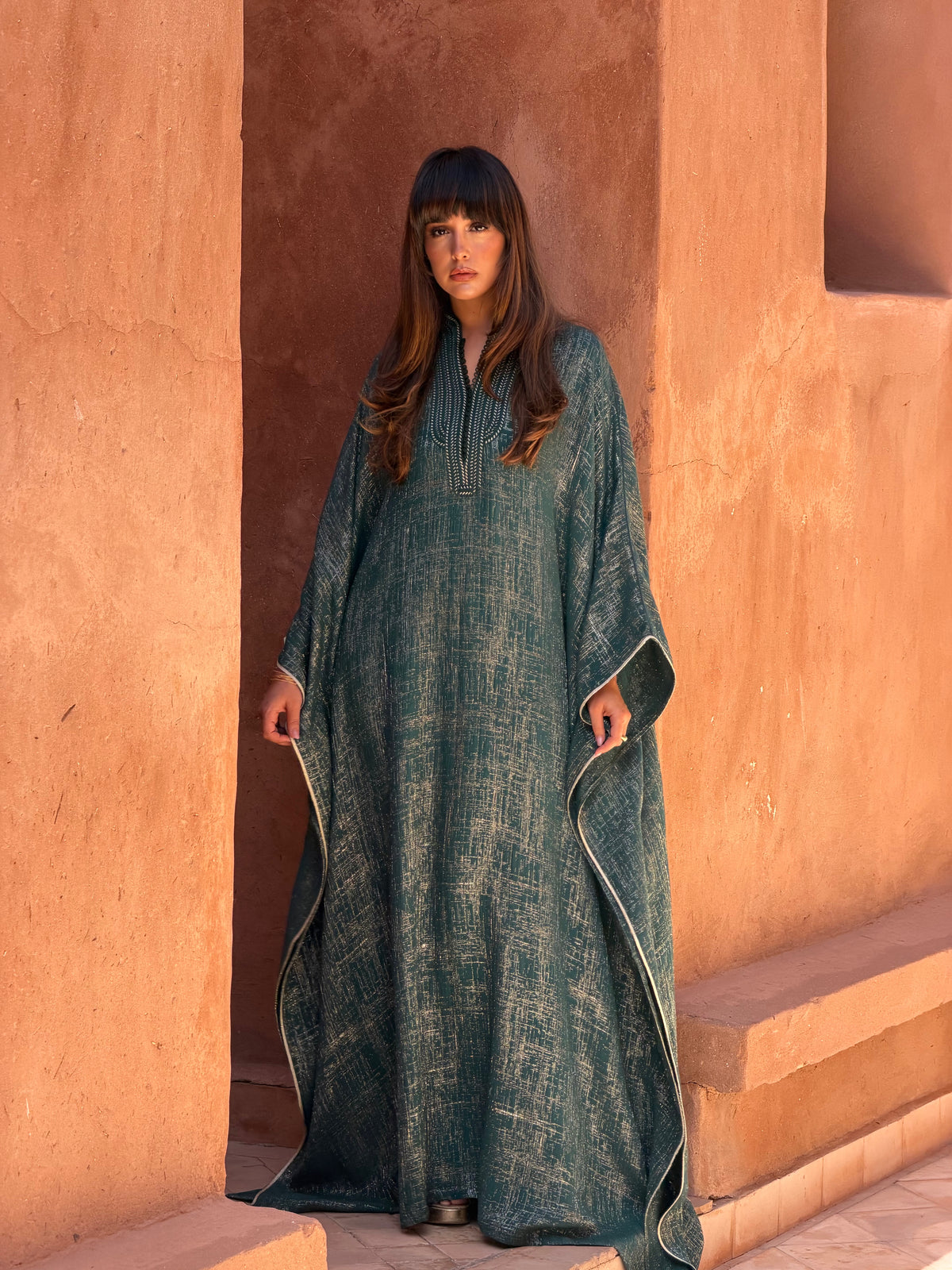Aziza Viscose Kaftan by Moroccan Touch