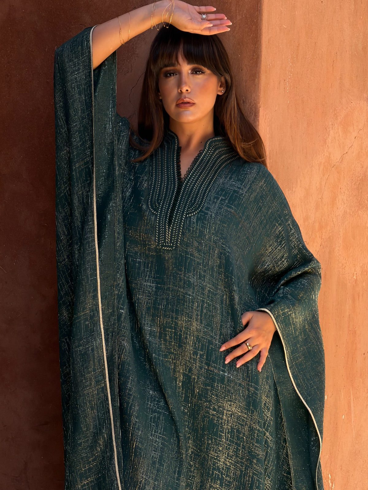 Aziza Viscose Kaftan by Moroccan Touch