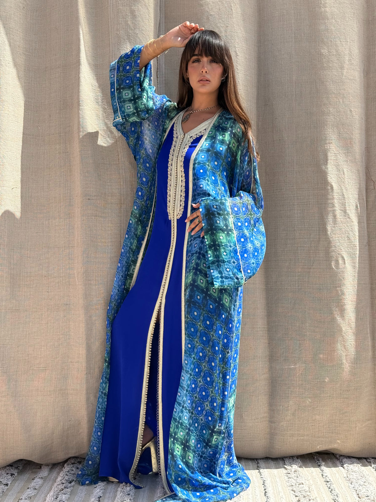 Dalia Two-Piece Kaftan by Moroccan Touch