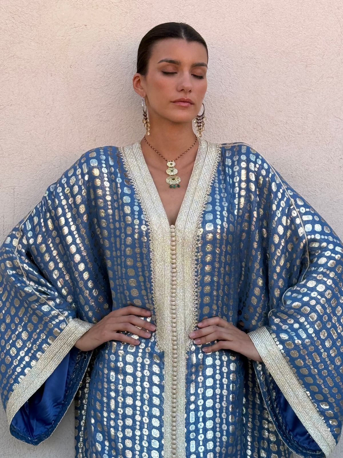 Hafsa Viscose Kaftan by Moroccan Touch