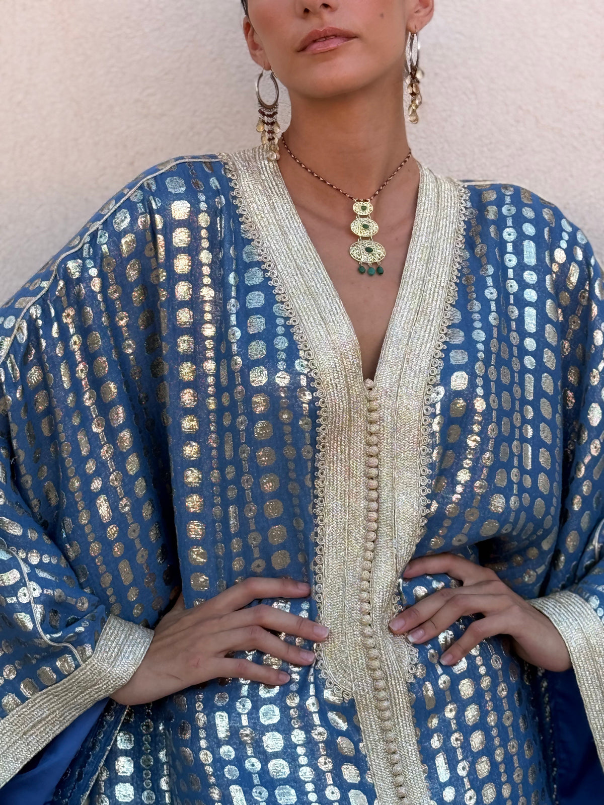 Hafsa Viscose Kaftan by Moroccan Touch