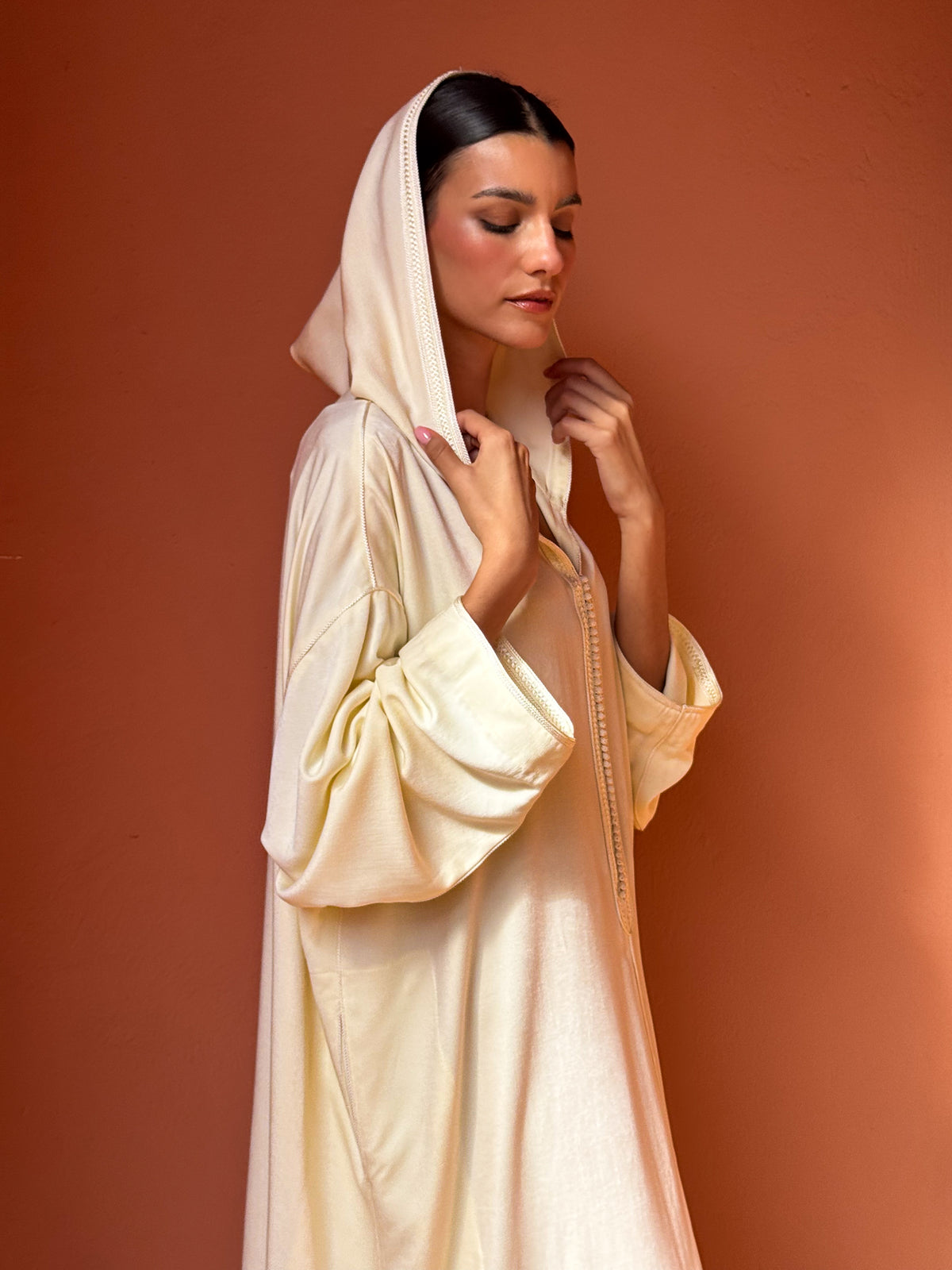 Hanoune Mlifa Djellaba – Off-white – view 2