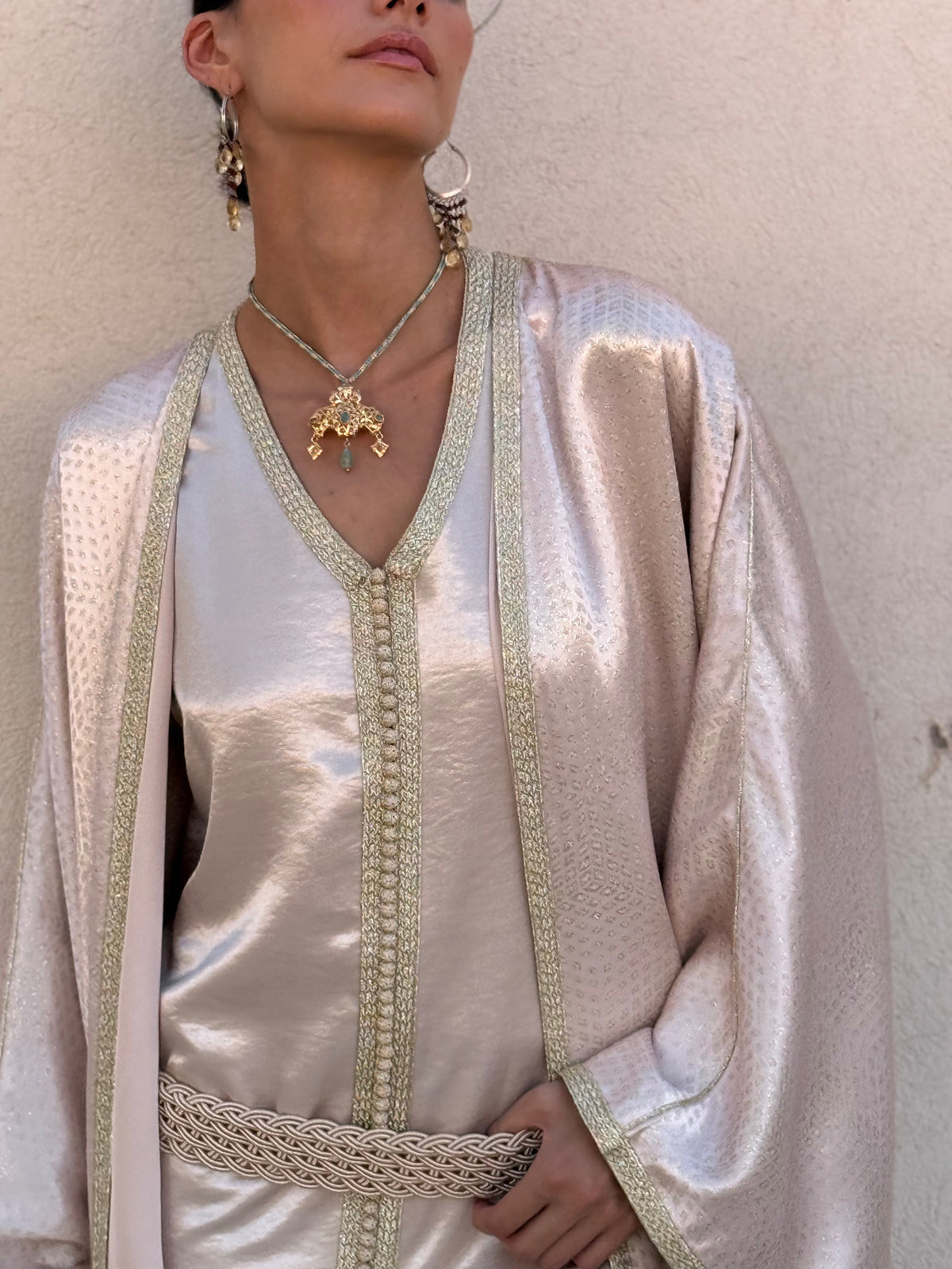 Hayfa Two-Piece Kaftan by Moroccan Touch