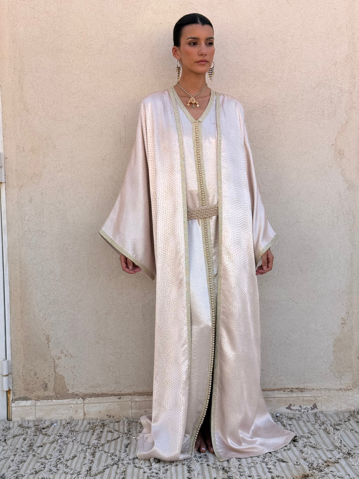Hayfa Two-Piece Kaftan by Moroccan Touch