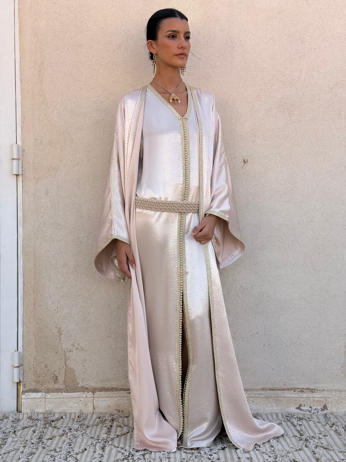 Hayfa Two-Piece Kaftan by Moroccan Touch
