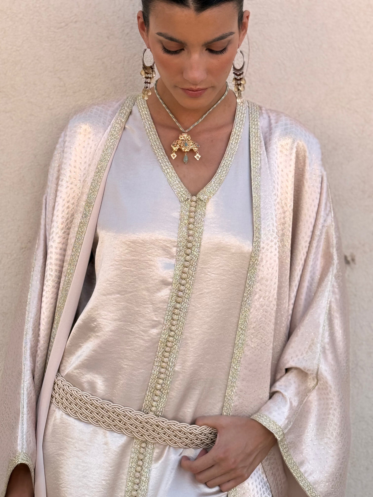 Hayfa Two-Piece Kaftan by Moroccan Touch