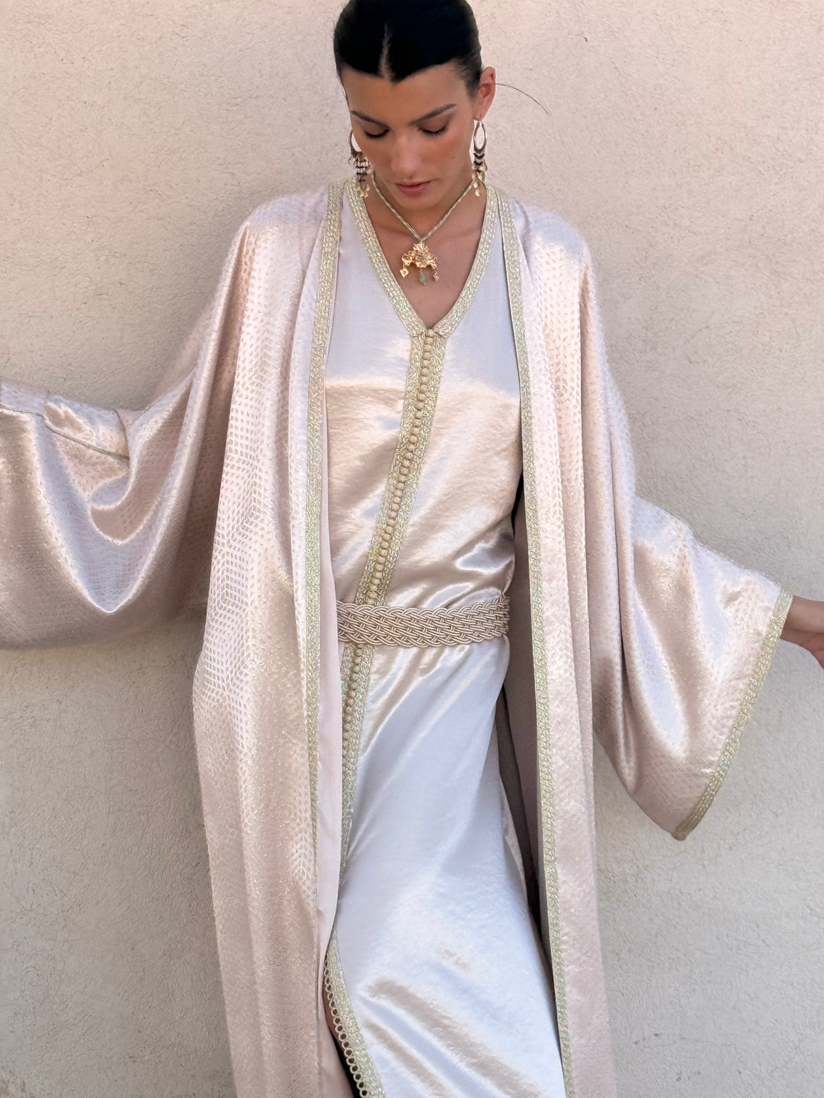 Hayfa Two-Piece Kaftan by Moroccan Touch