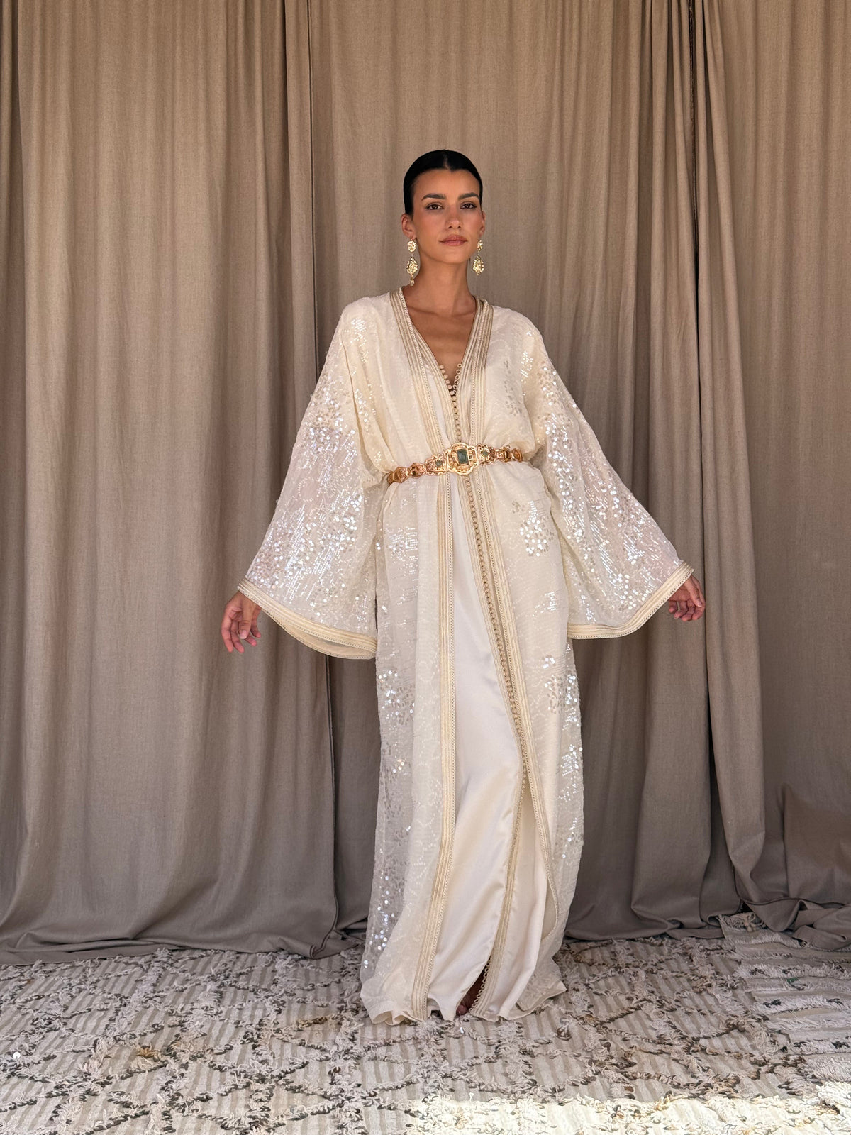Hind Two-Piece Kaftan by Moroccan Touch