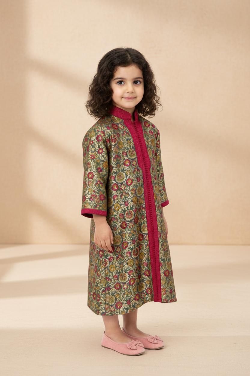 SINDA SILK BROCADE KAFTAN AGE 4-5