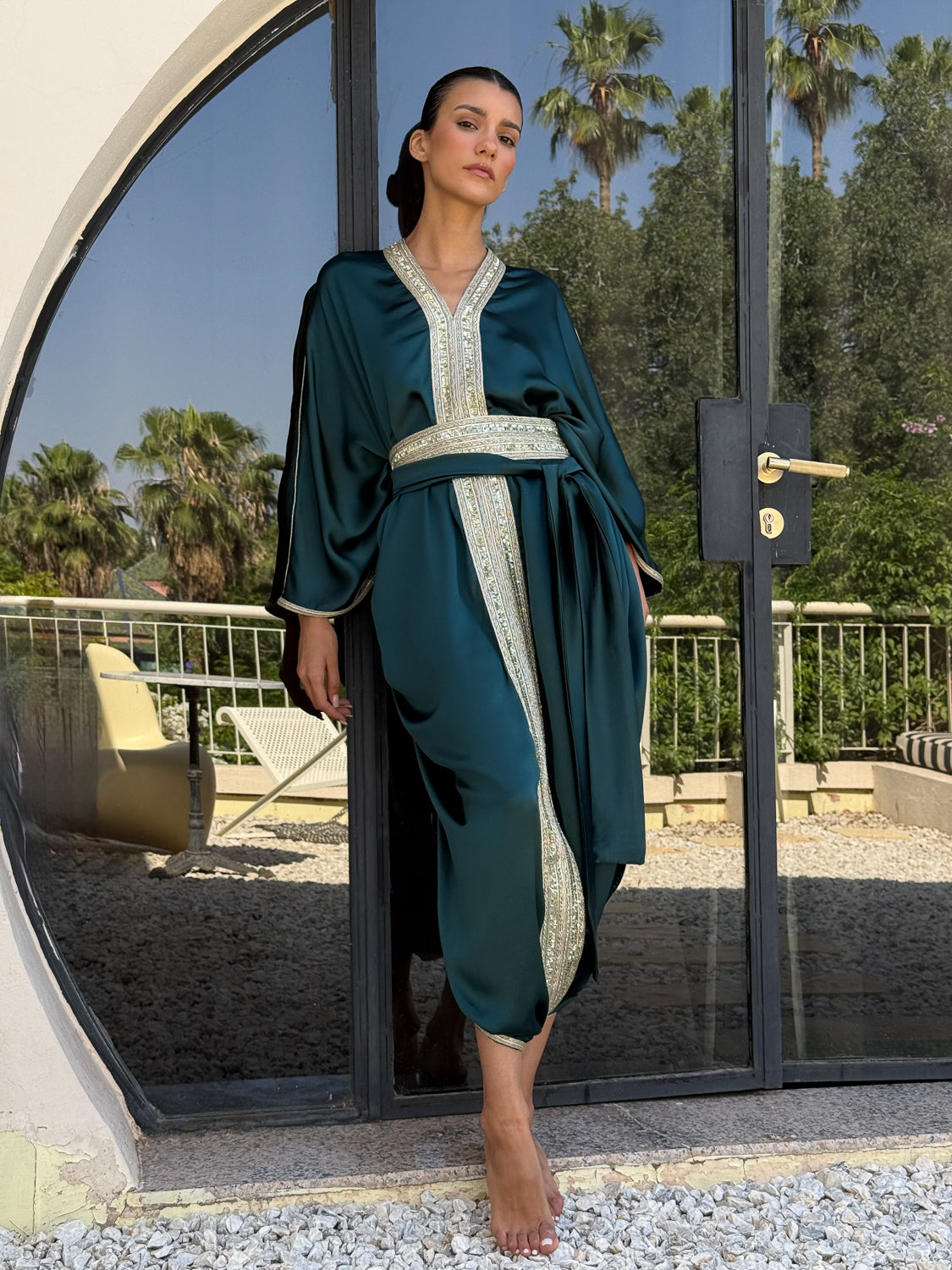 ZAHARA SILK JUMPSUIT