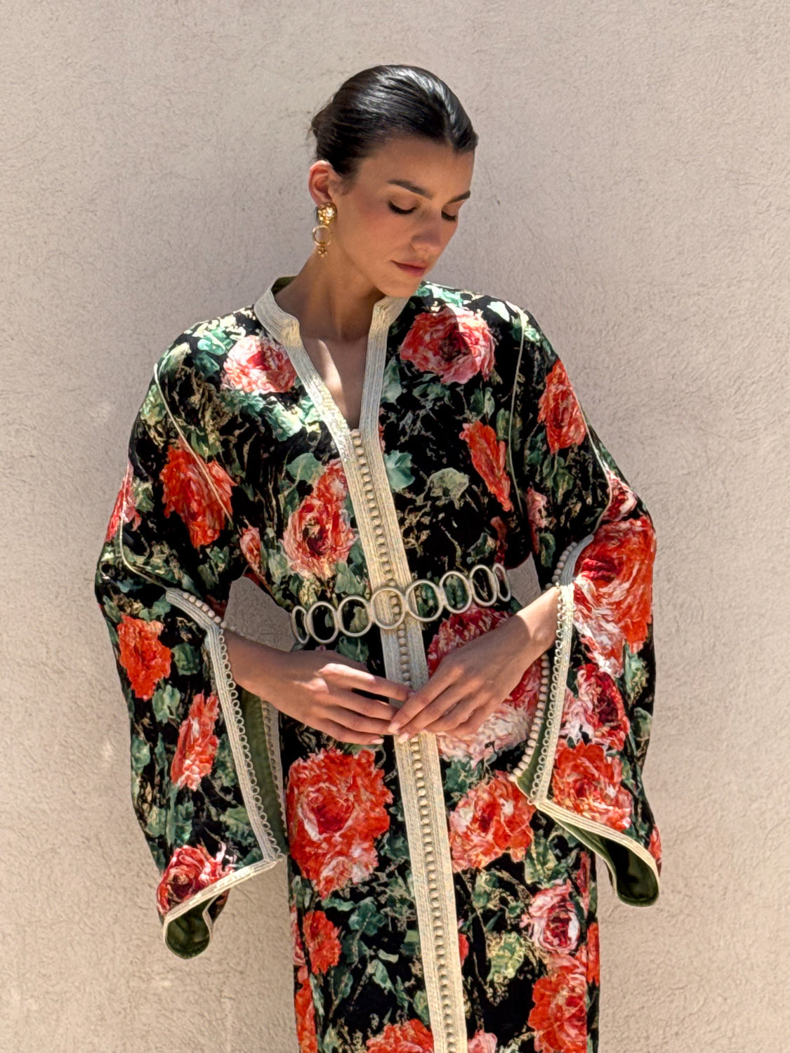 WARD SILK KAFTAN
