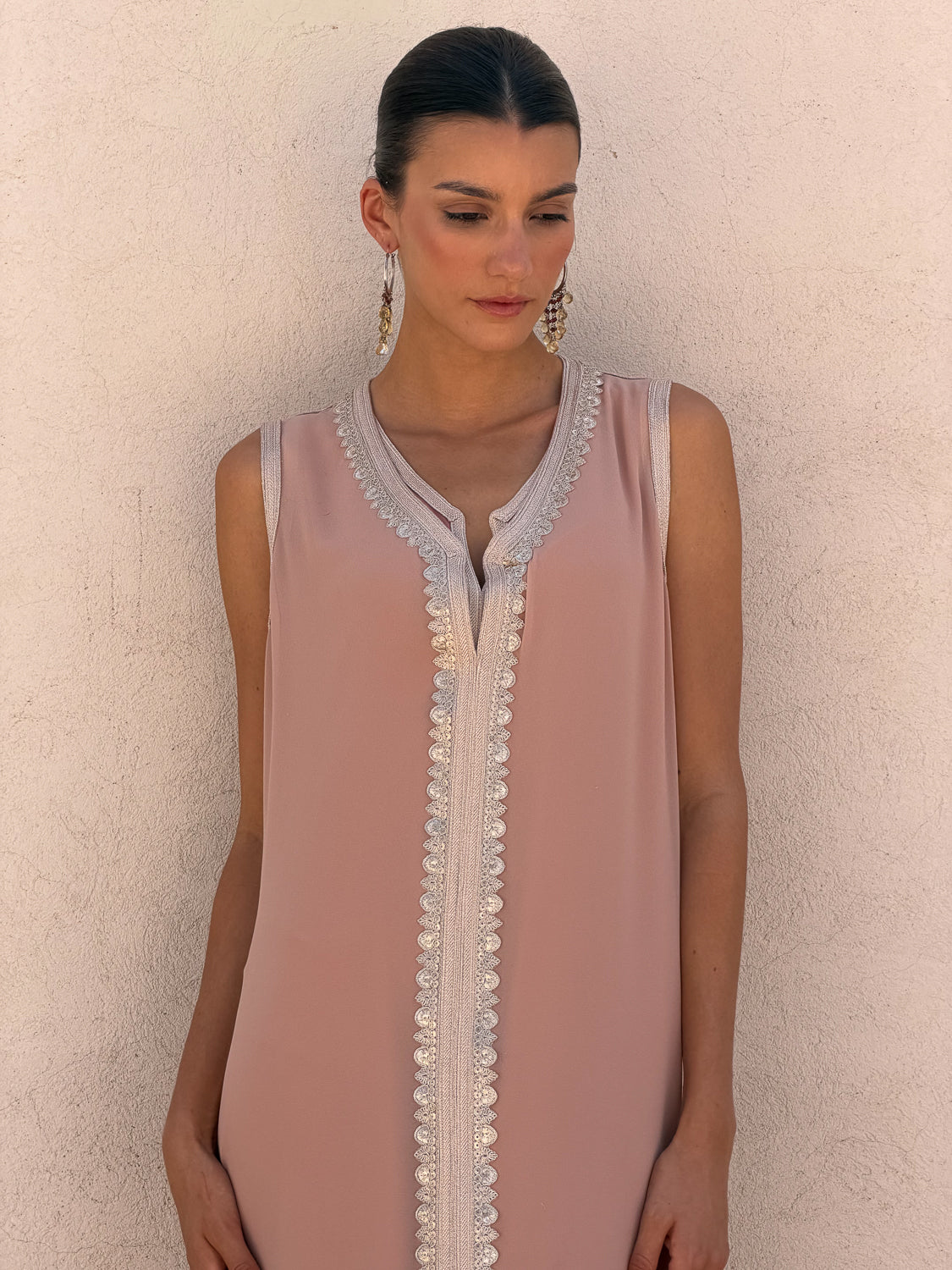 AMBER TWO-PIECE KAFTAN
