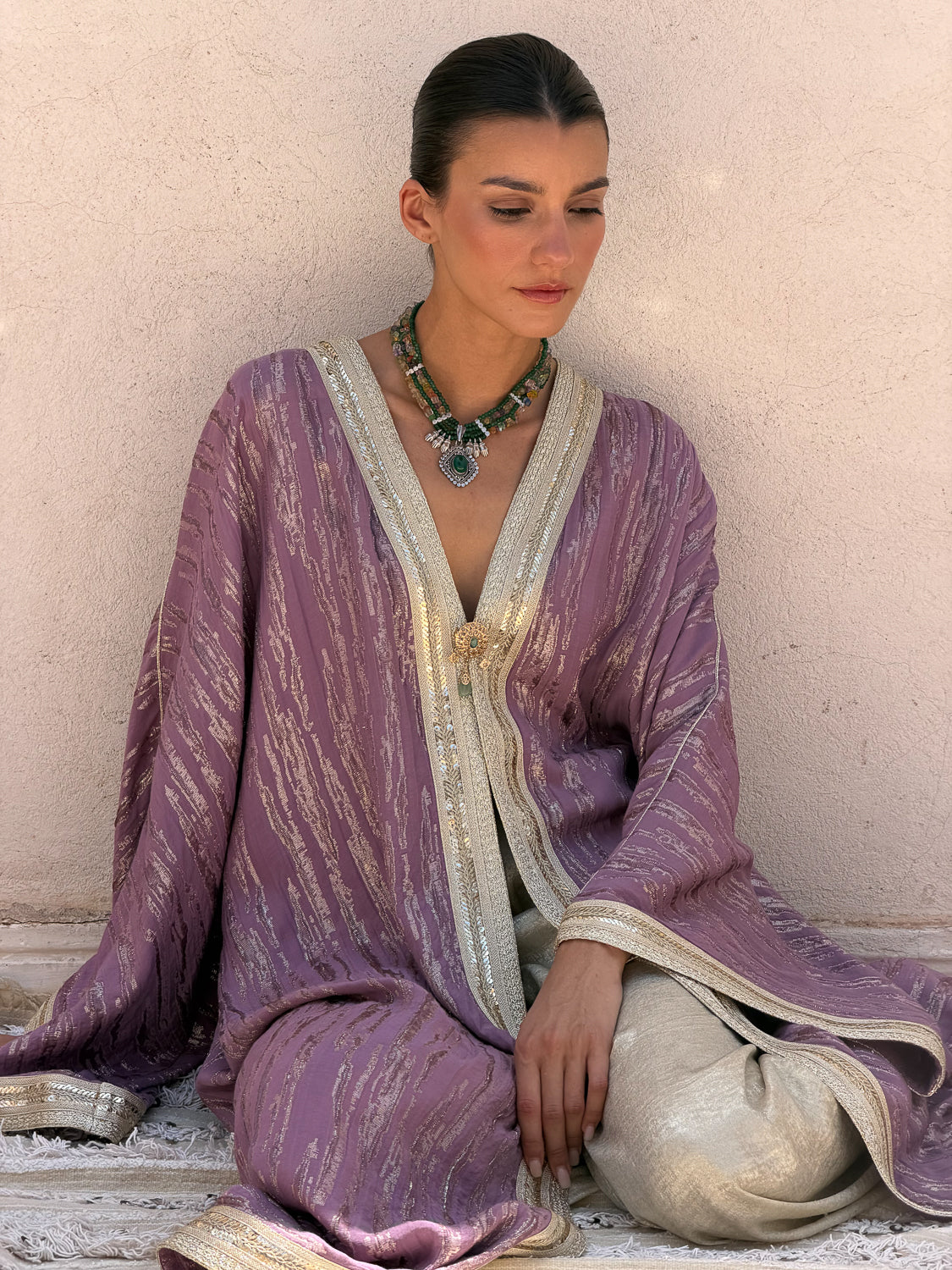 AKRI MATCHING SET KAFTAN
