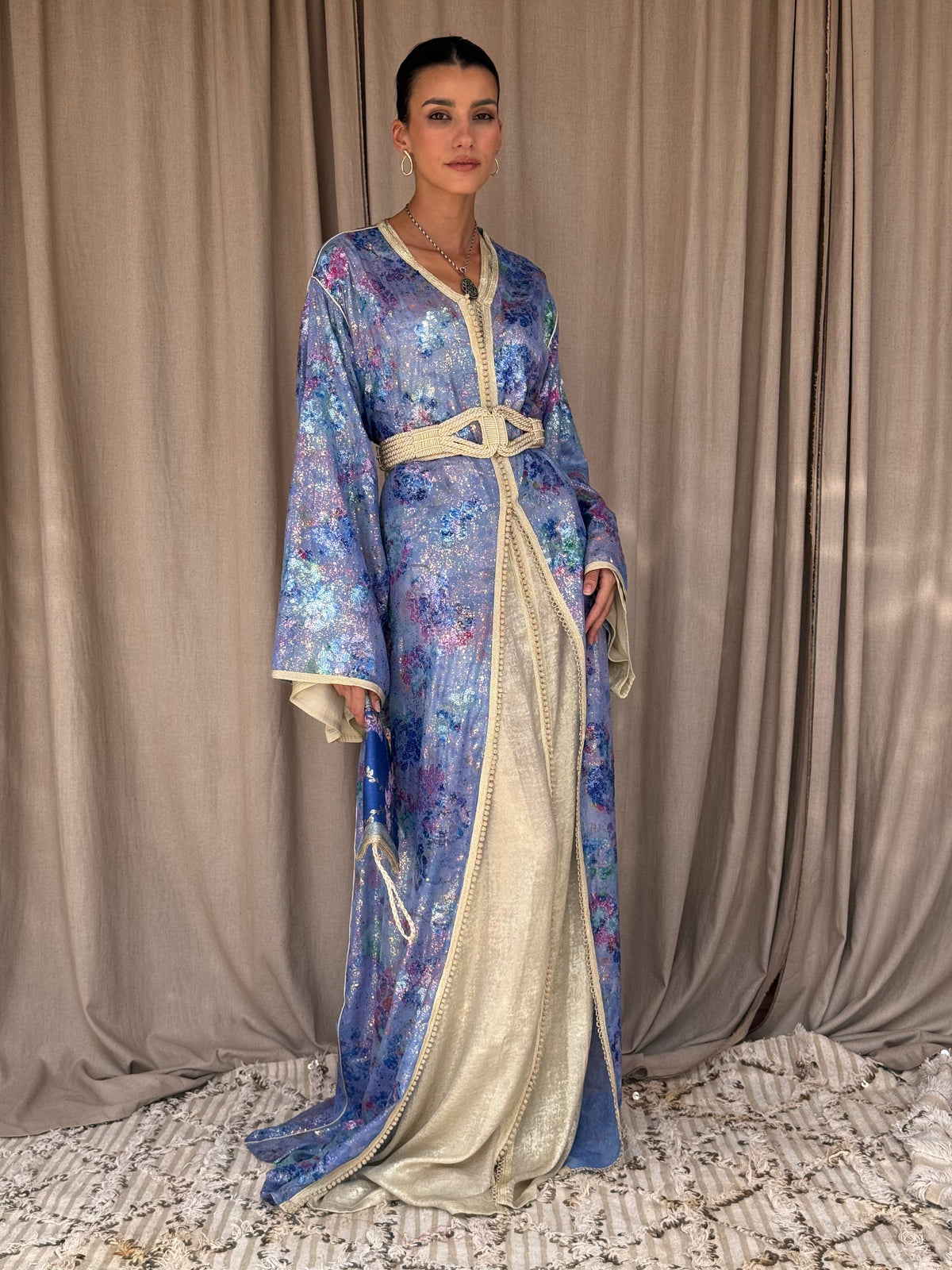 Nouha Two-Piece Kaftan by Moroccan Touch