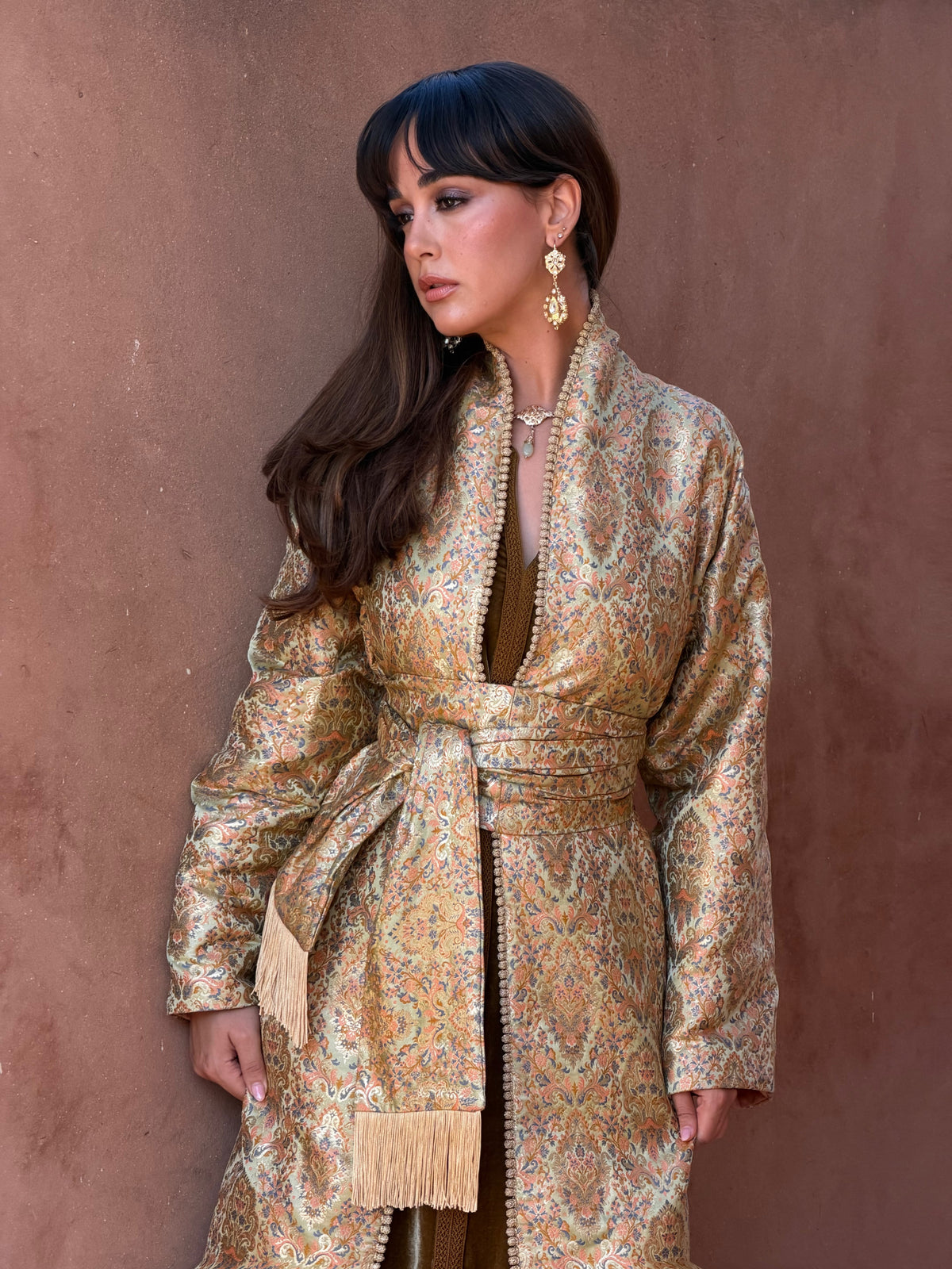 Safia Two-Piece Kaftan & Kimono by Moroccan Touch
