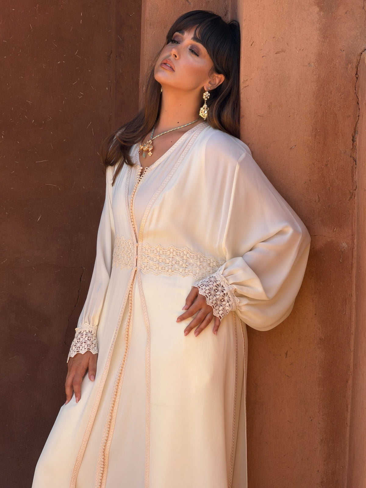 Samia Two-Piece Kaftan by Moroccan Touch