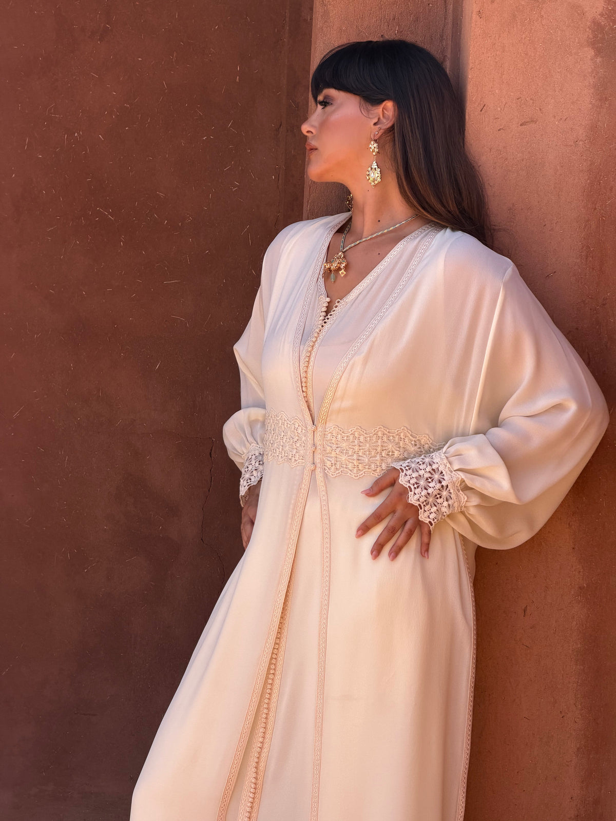 Samia Two-Piece Kaftan by Moroccan Touch