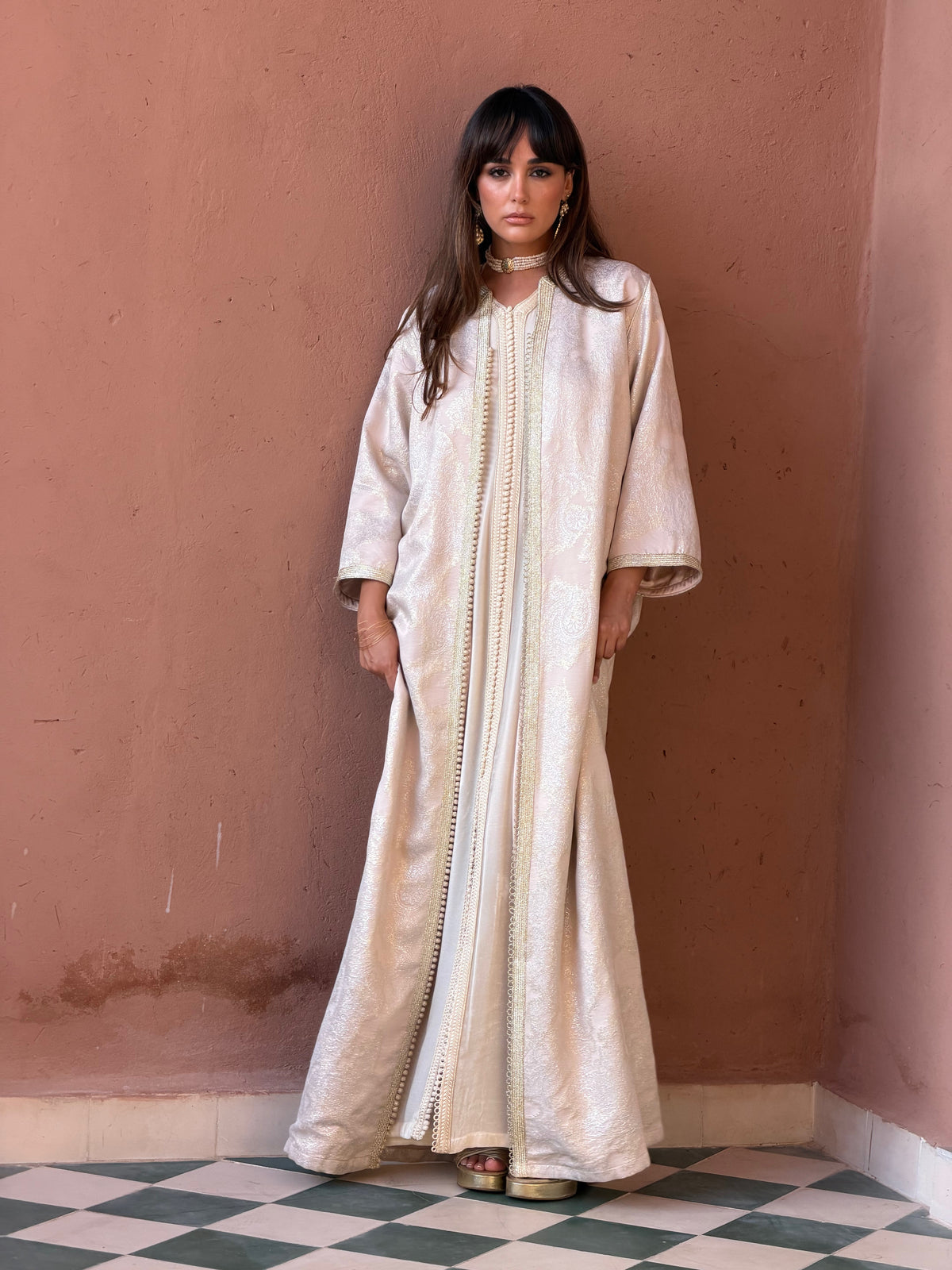 Sarra Two-Piece Kaftan by Moroccan Touch