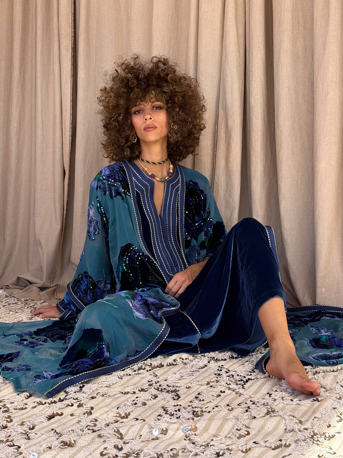 TAMUDA TWO-PIECE KAFTAN - 1