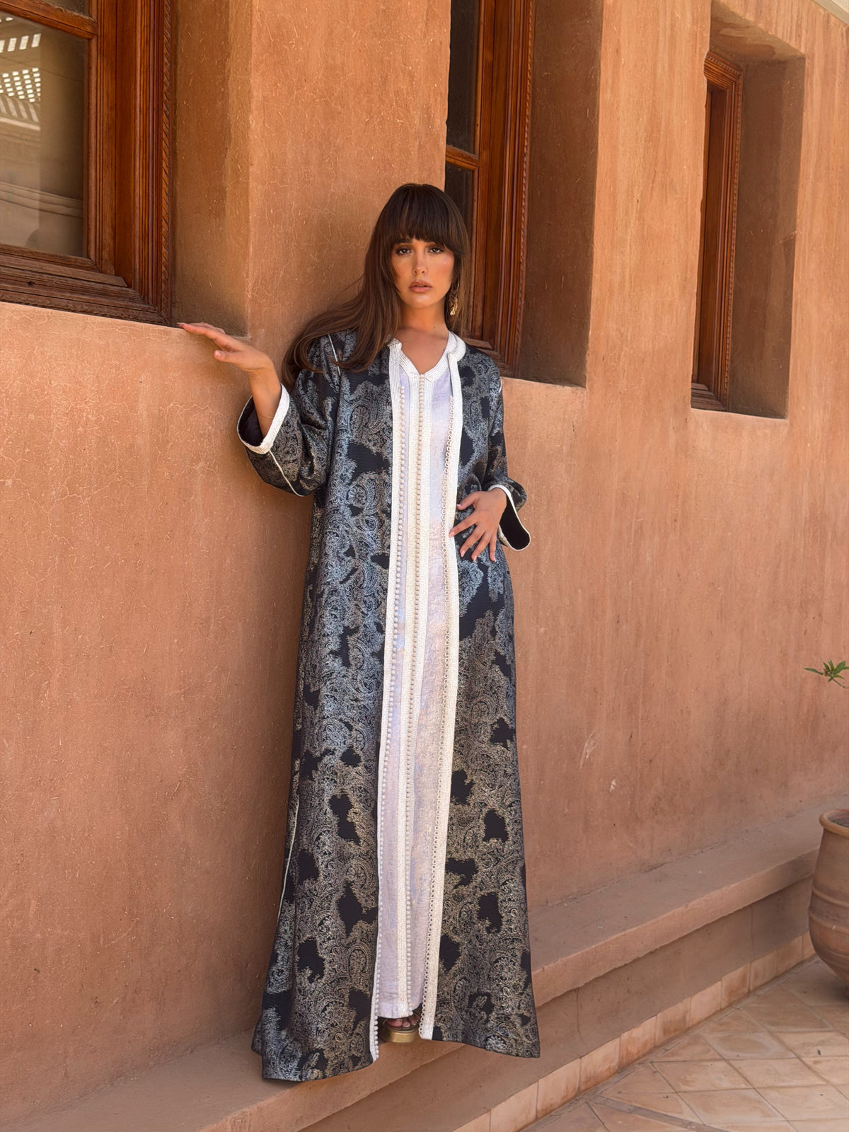 Tasnim Two-Piece Kaftan by Moroccan Touch