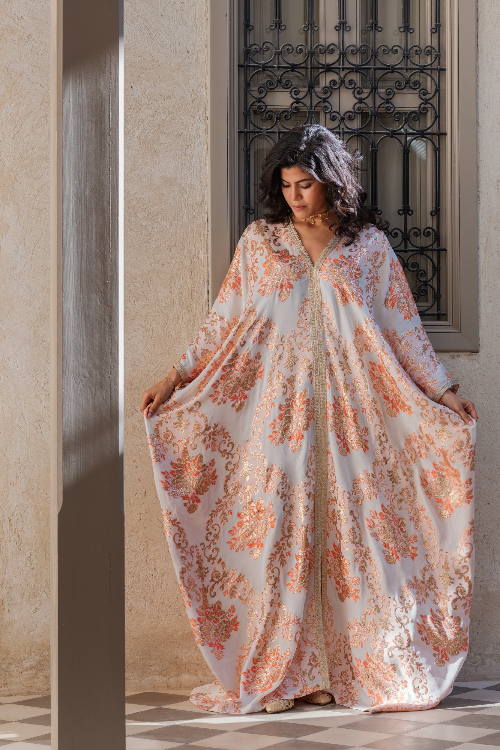 ADAMA SILK KAFTAN / UNIQUE PIECE